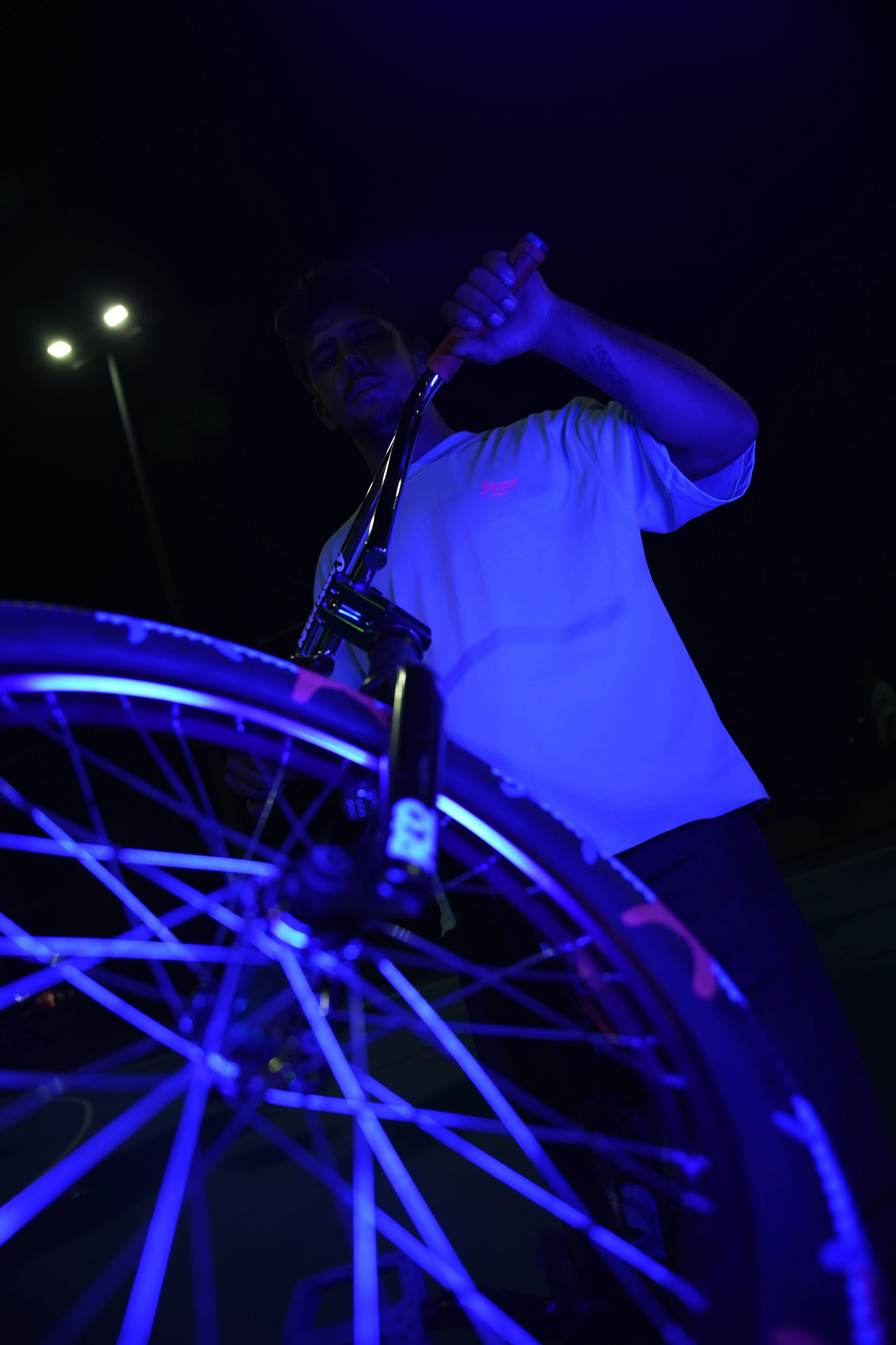 ONLY RAVE 34CREW Renkli Reflektör Baskılı Crop T-shirt