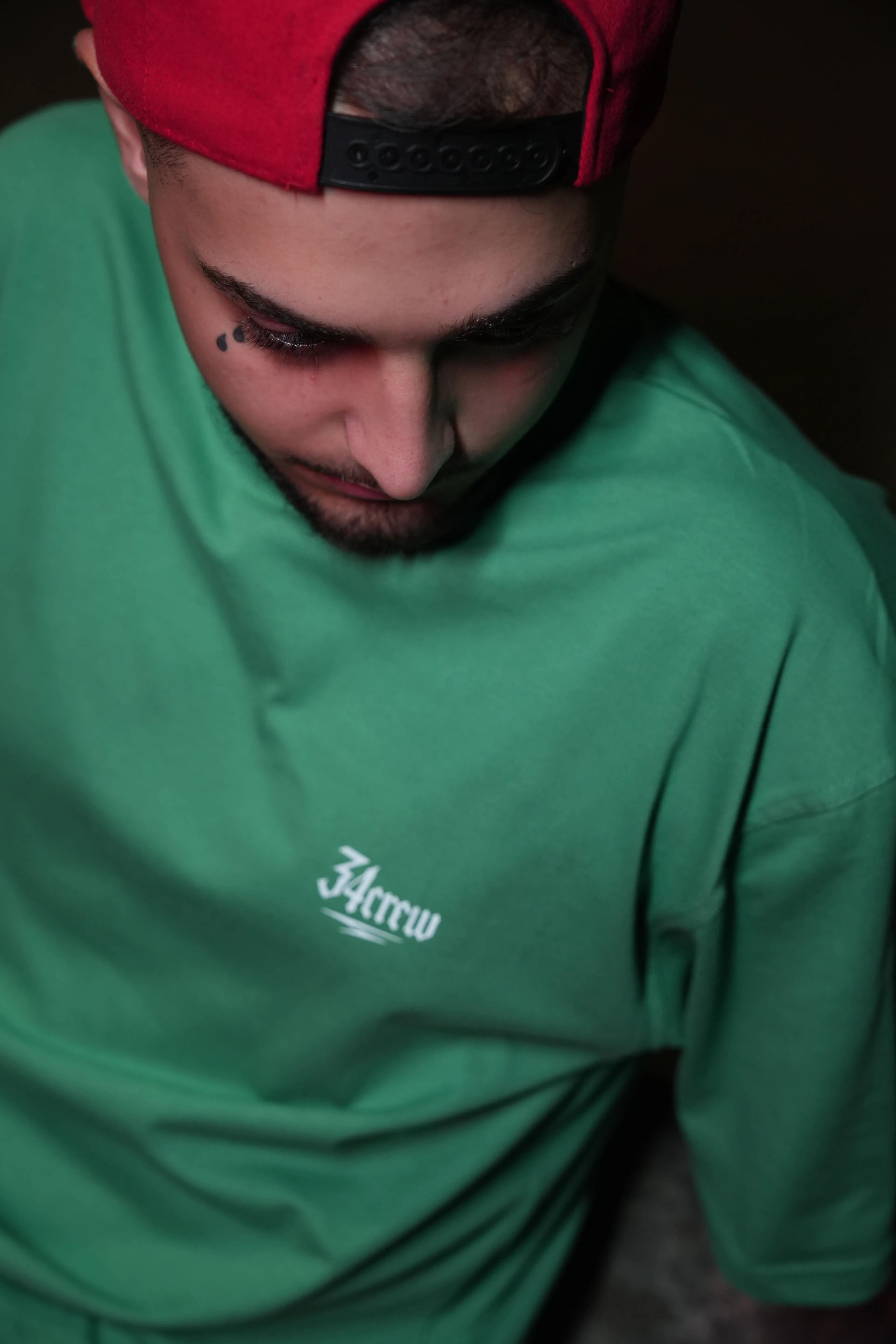ONLY RAVE 34CREW Reflektör Baskılı Crop T-Shirt