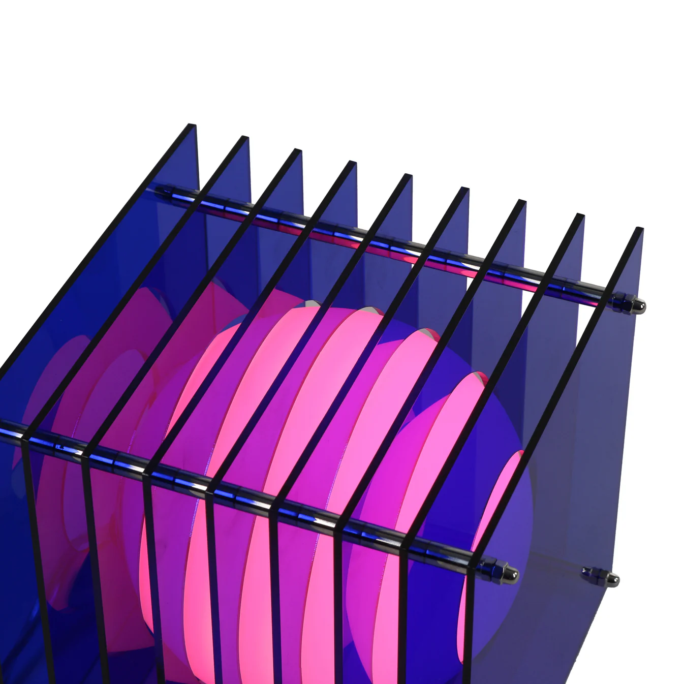 No.1 Kare Yer Lambası - Mavi