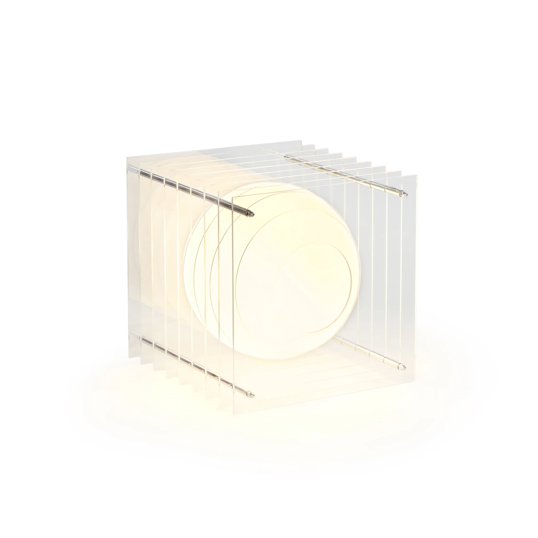 No.1 Kare Yer Lambası - Beyaz