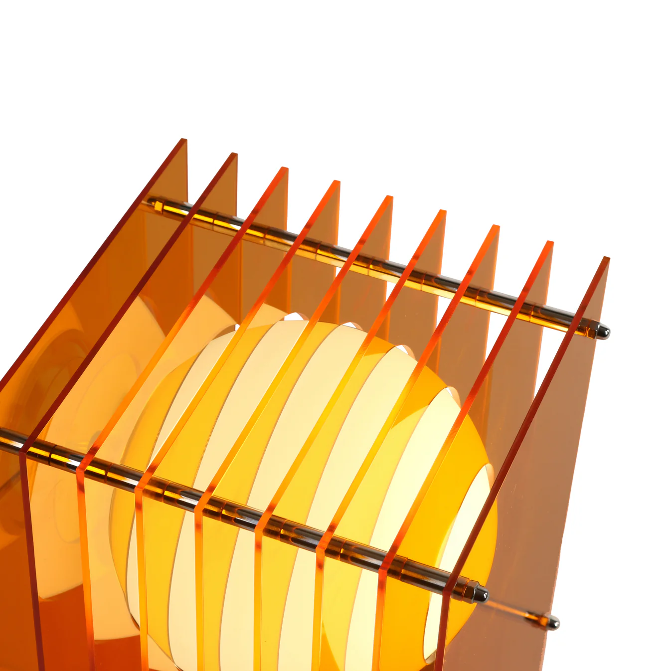 No.1 Dikdörtgen Yer Lambası - Turuncu