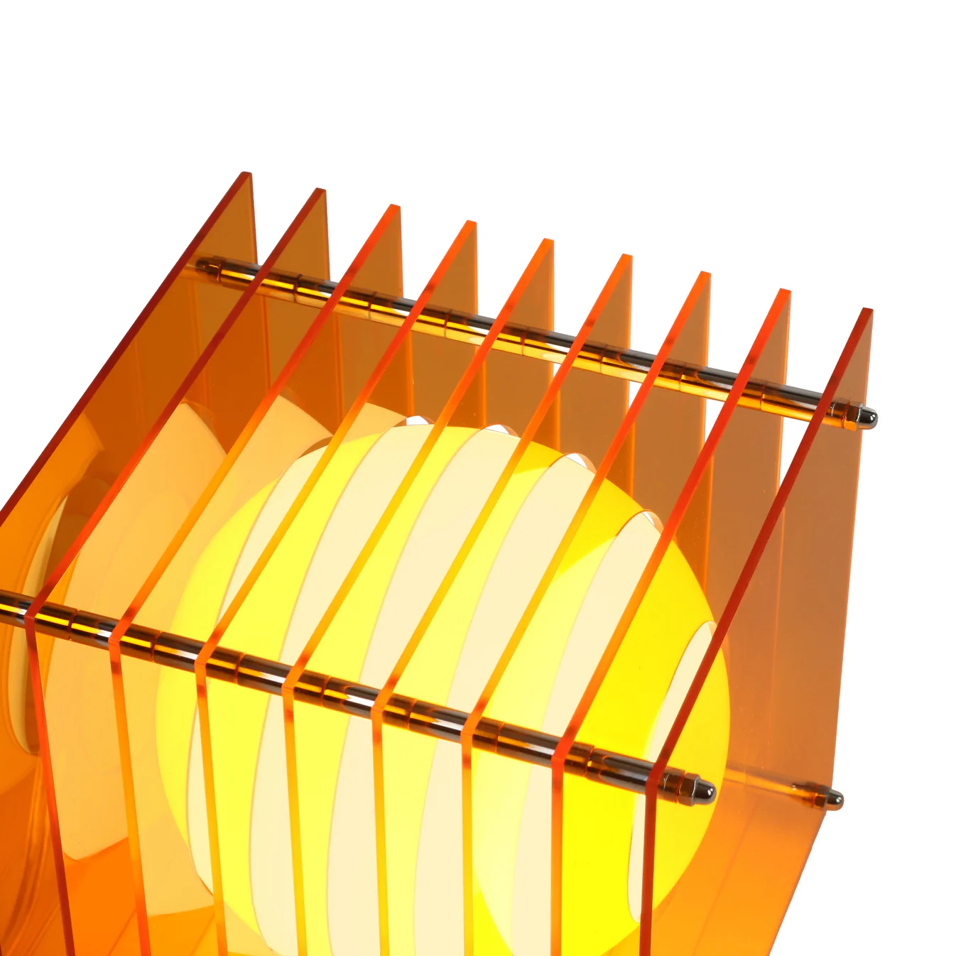 No.1 Kare Yer Lambası - Turuncu