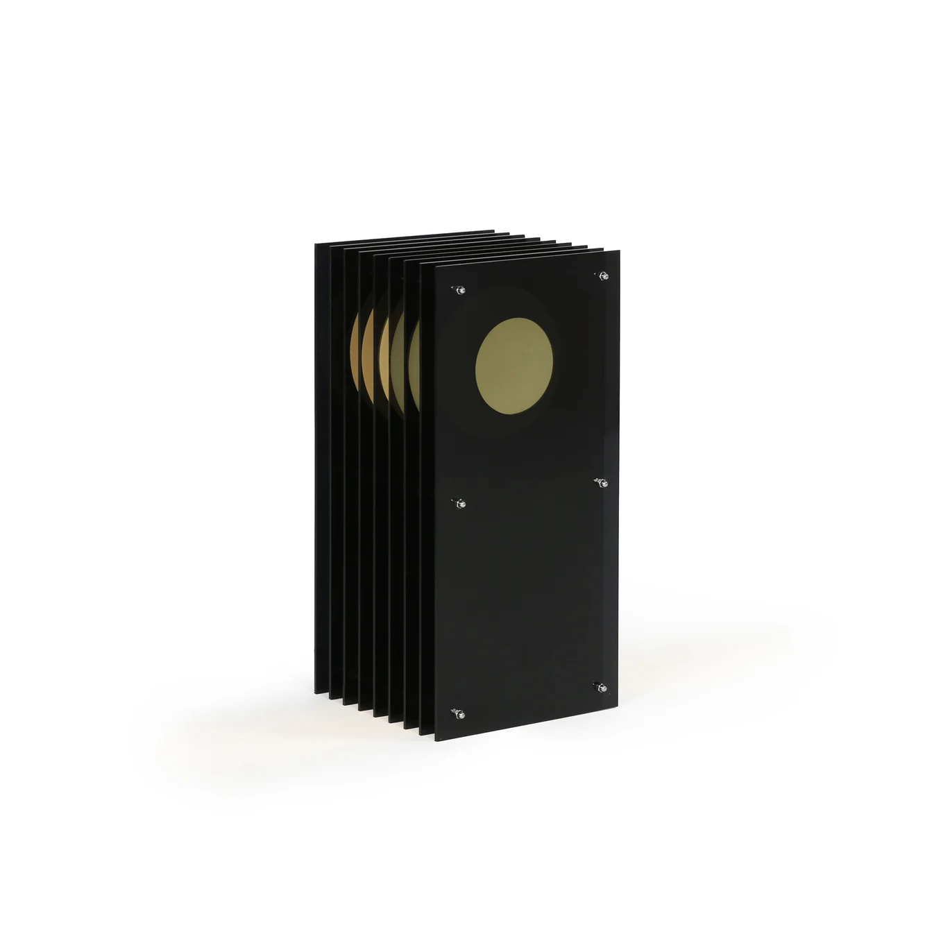 No.1 Dikdörtgen Yer Lambası - Siyah