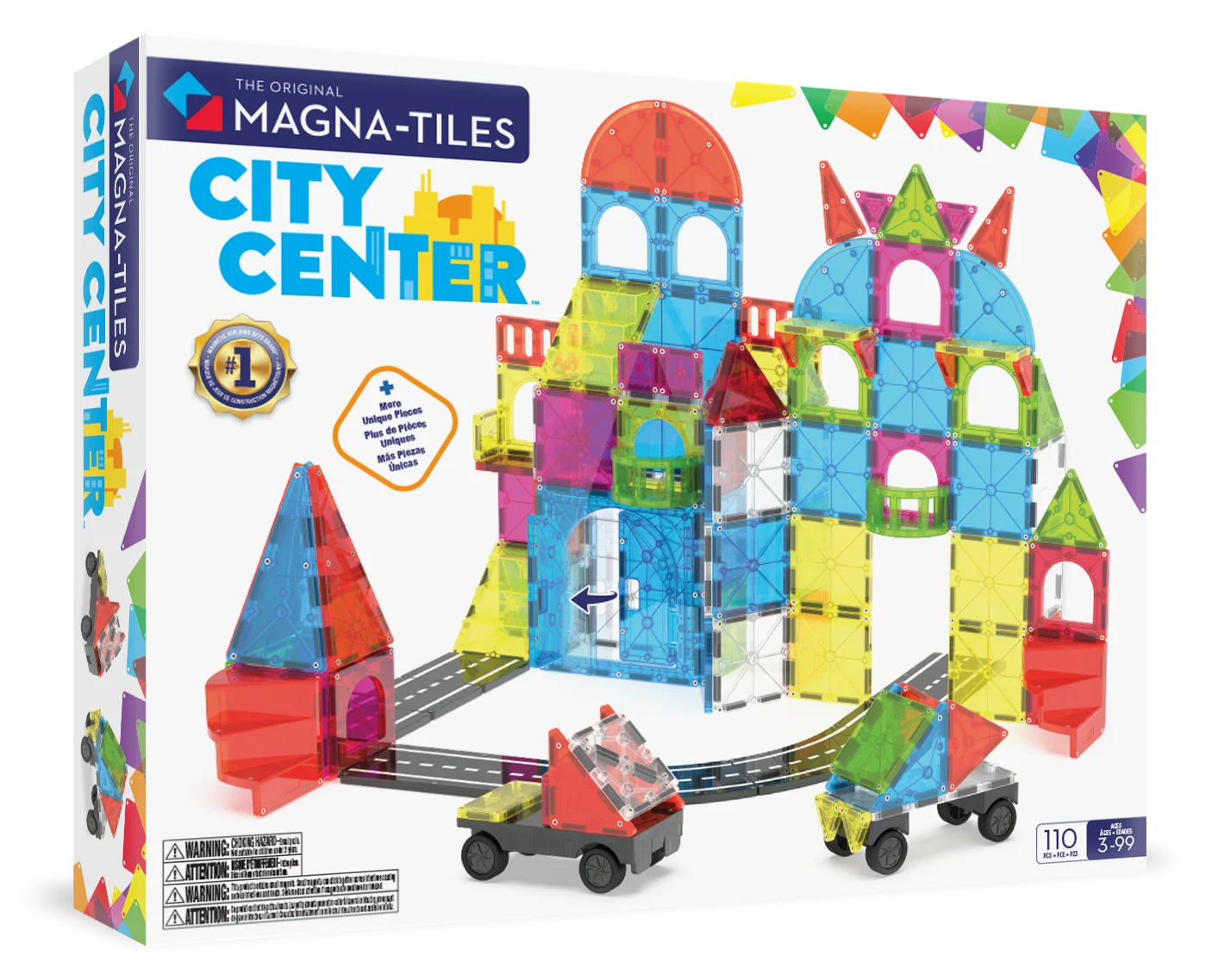 MAGNA-TILES® - City Center - 110 Parça
