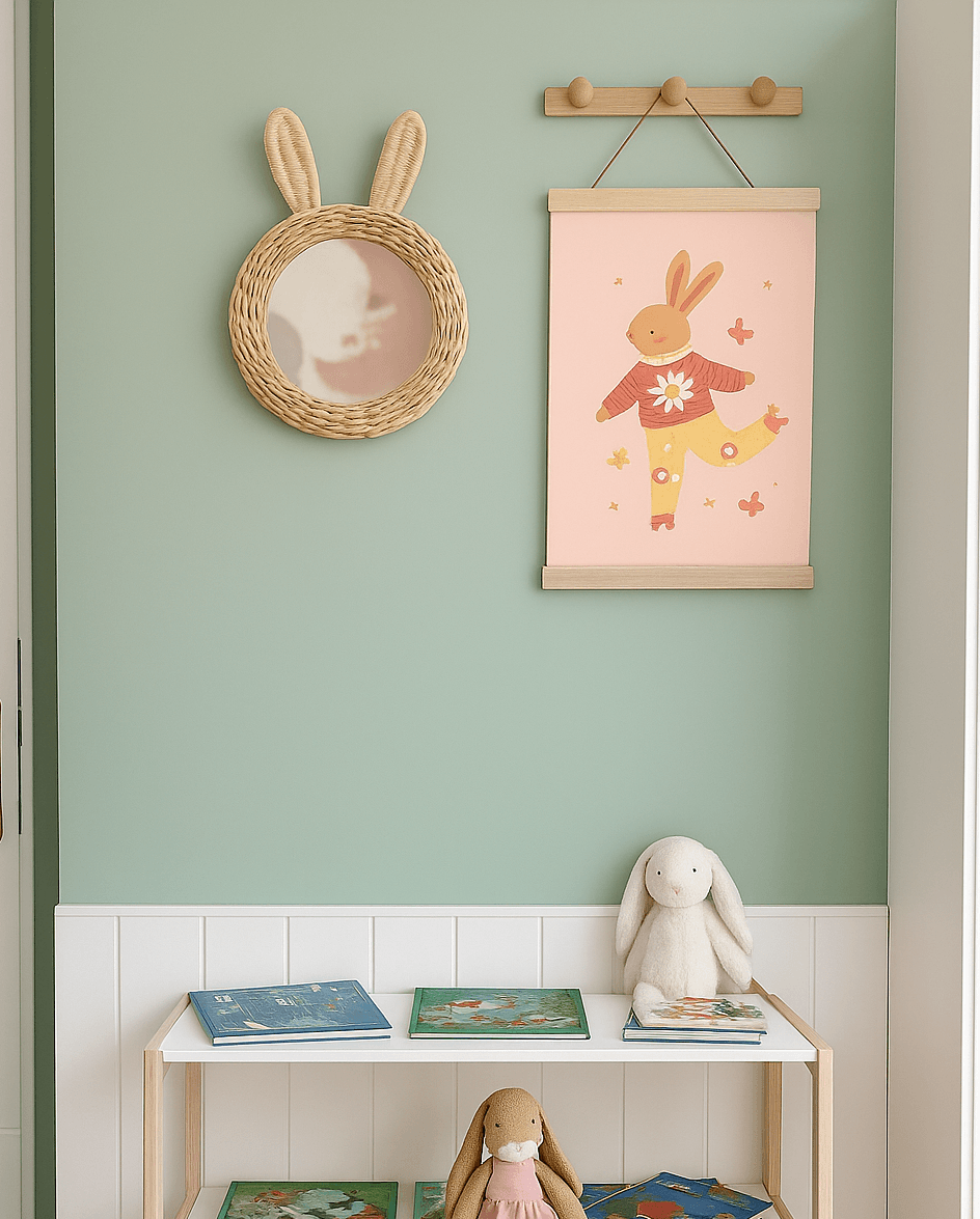 Ahşap Poster Çerçevesi – 32 cm | Huş Rengi