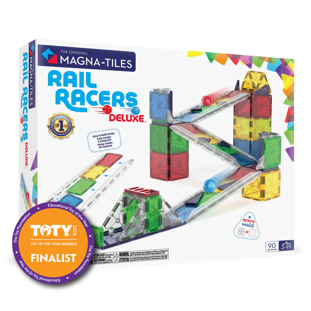 MAGNA-TILES® - Rail Racers Deluxe - 90 Parça