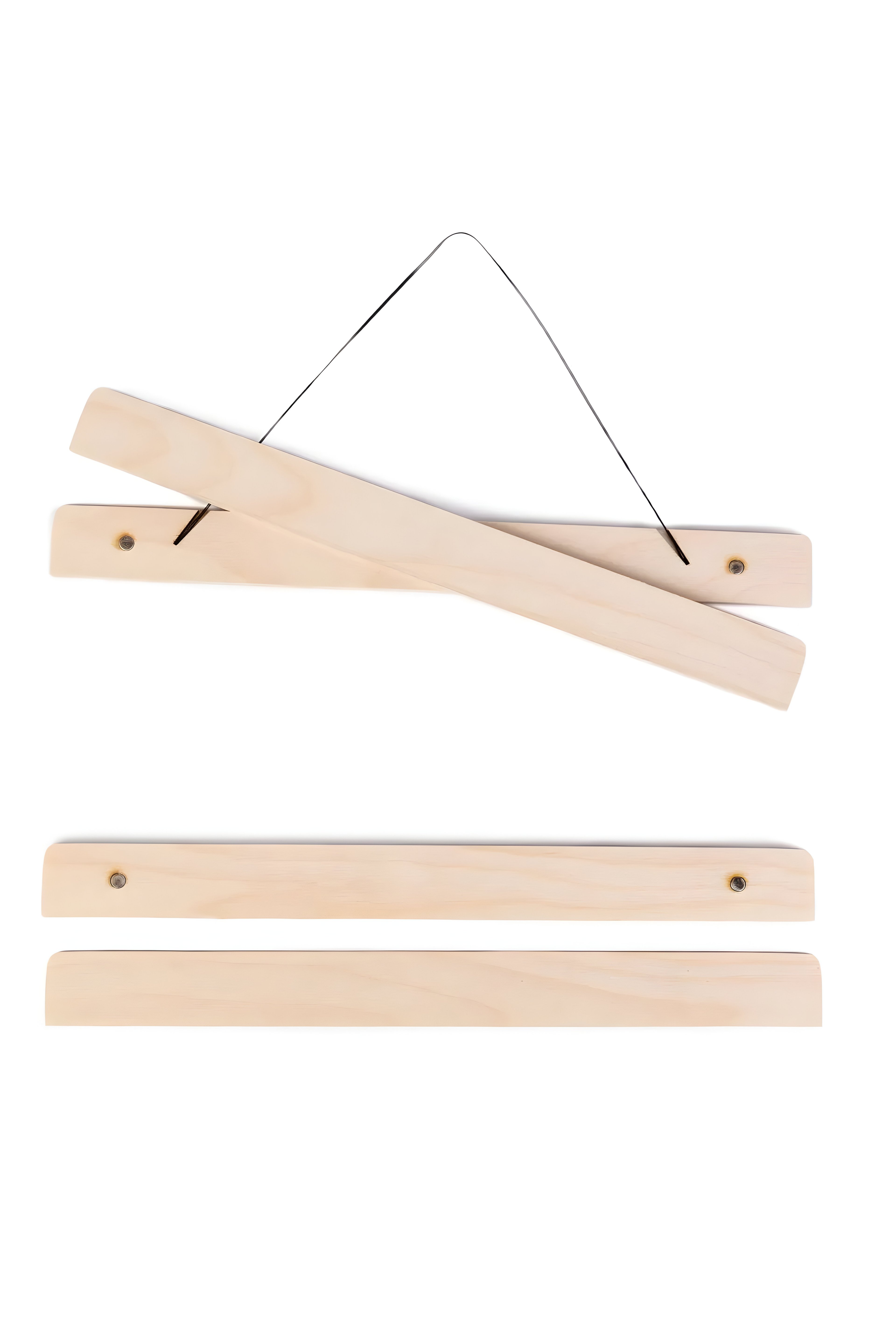Ahşap Poster Çerçevesi – 32 cm | Huş Rengi