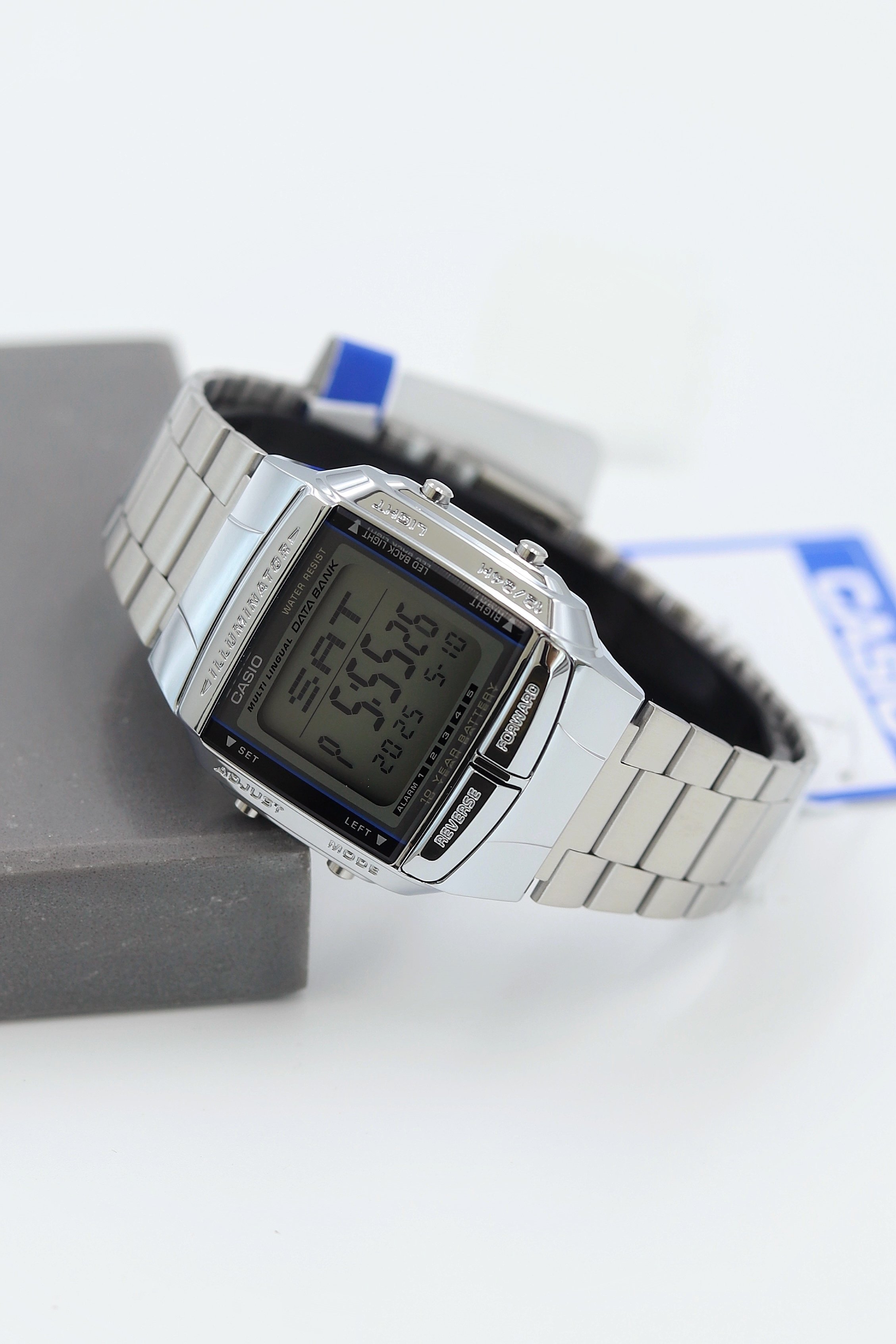Casio Çelik Kordon Dijital Erkek Kol Saati ASW123-138CS