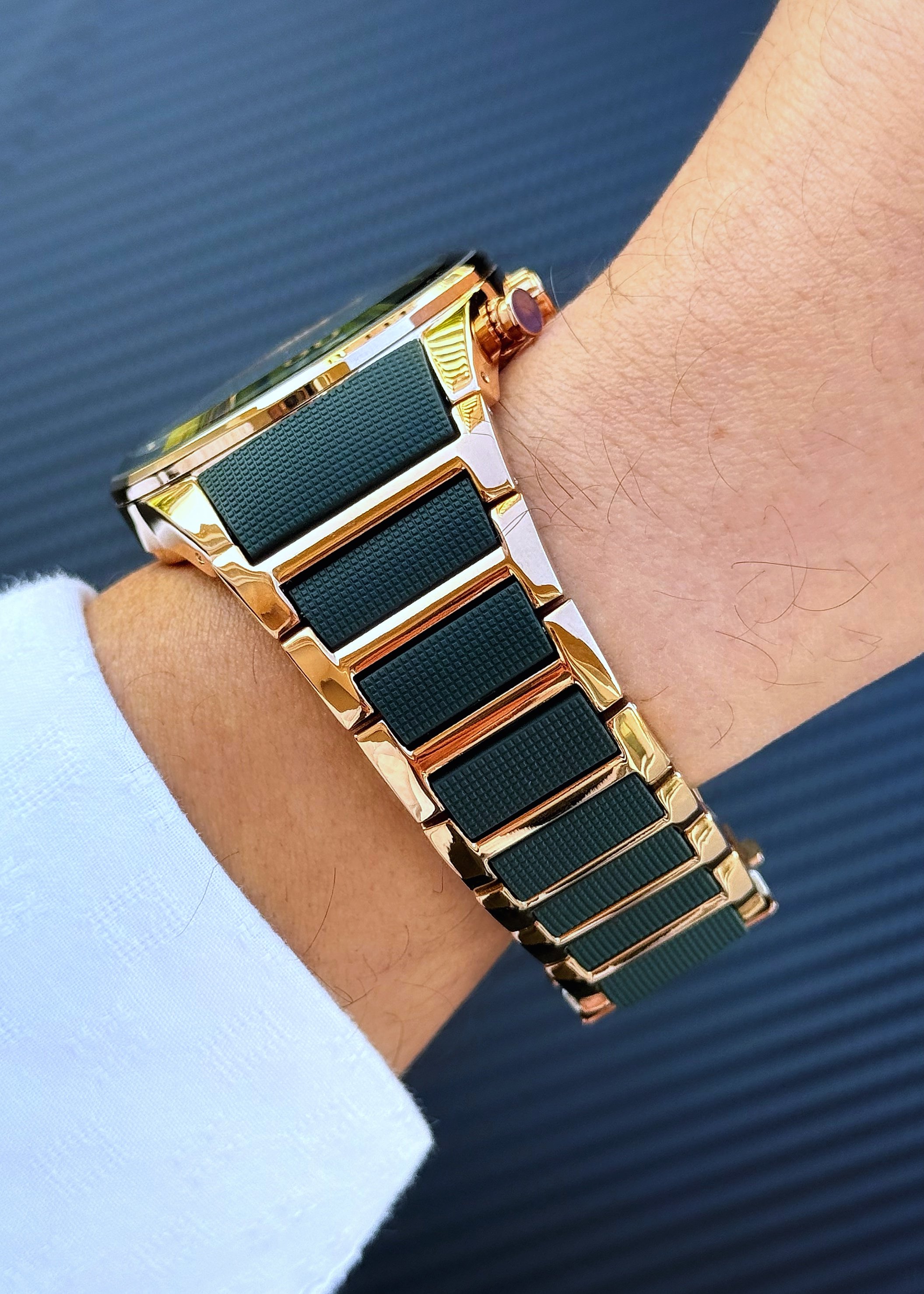 REWARD A141009 Yeşil Rose Gold Erkek Kol Saati