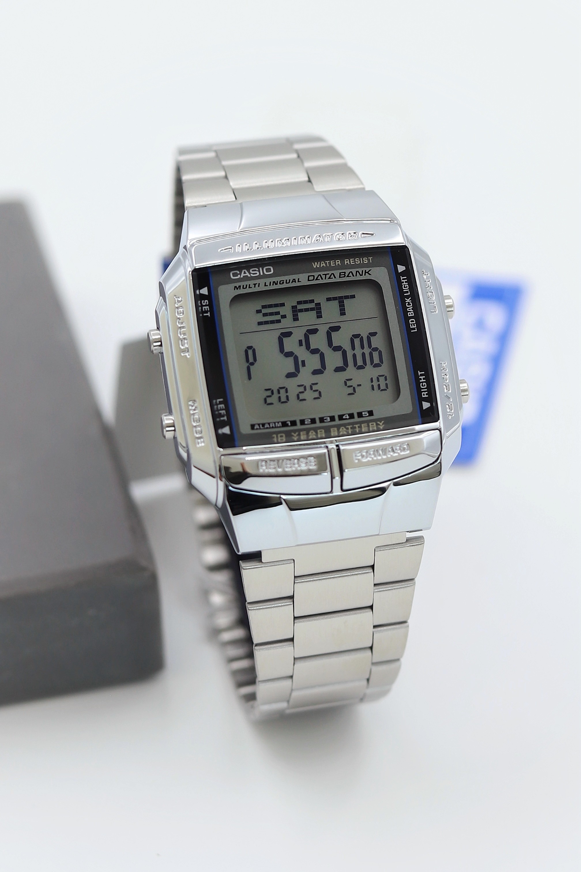 Casio Çelik Kordon Dijital Erkek Kol Saati ASW123-138CS