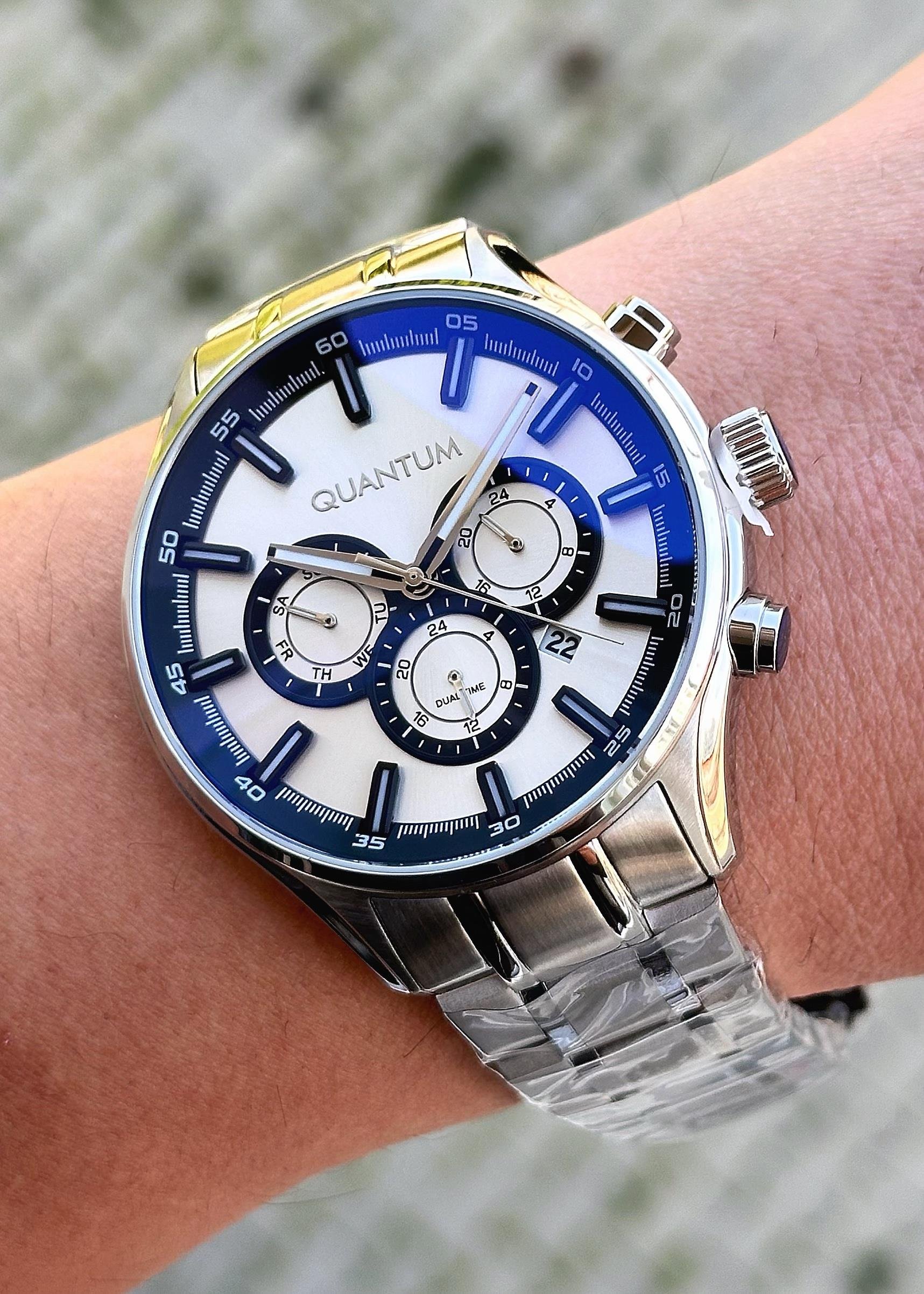 QUANTUM Çelik Kasa Çelik Kordon Erkek Kol Saati