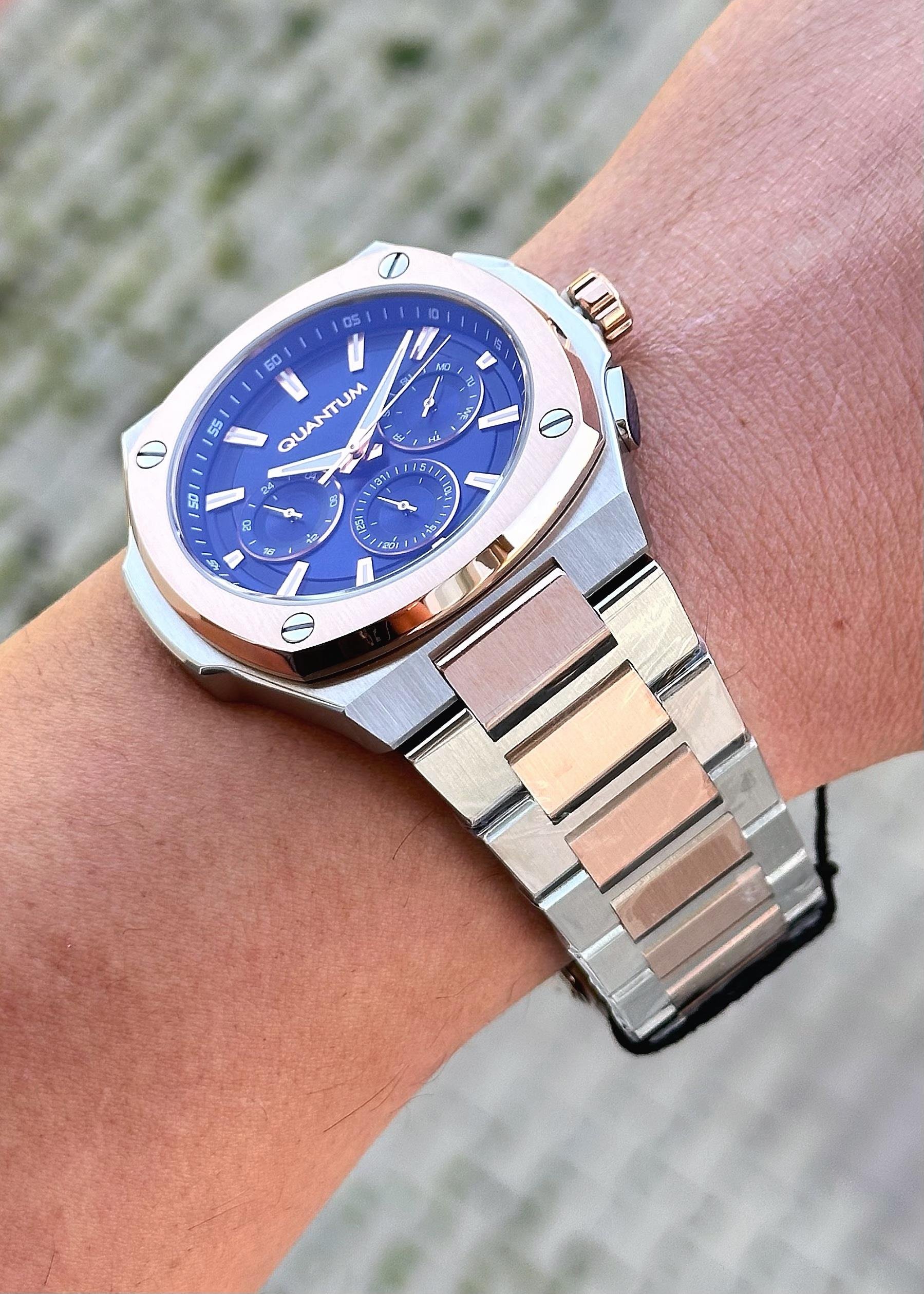 QUANTUM Çelik Kasa Çelik Kordon Erkek Kol Saati