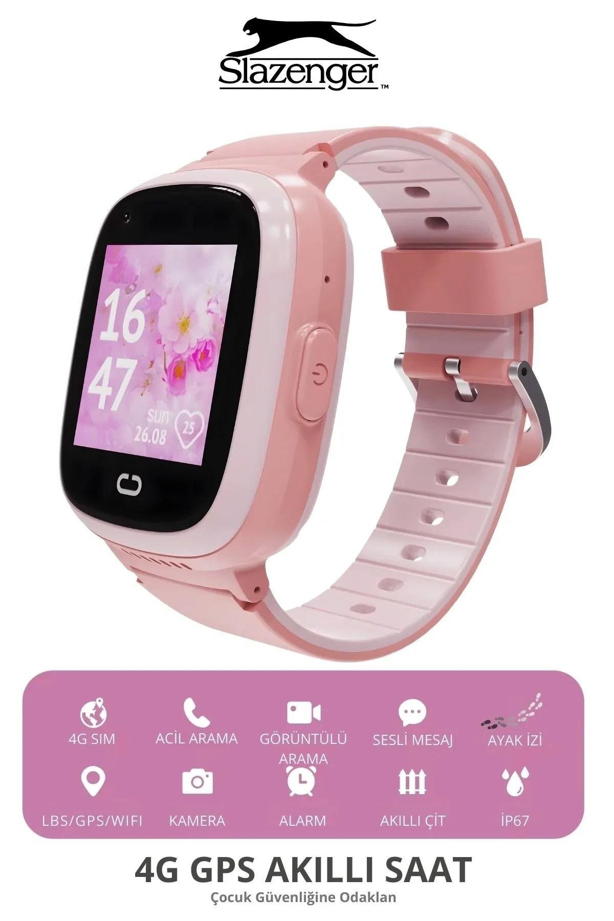 SLAZENGER SL.09.2158.5.03 Akıllı Çocuk Saati 4g Sim Kart Destekli Görüntülü Görüşme Özelliği