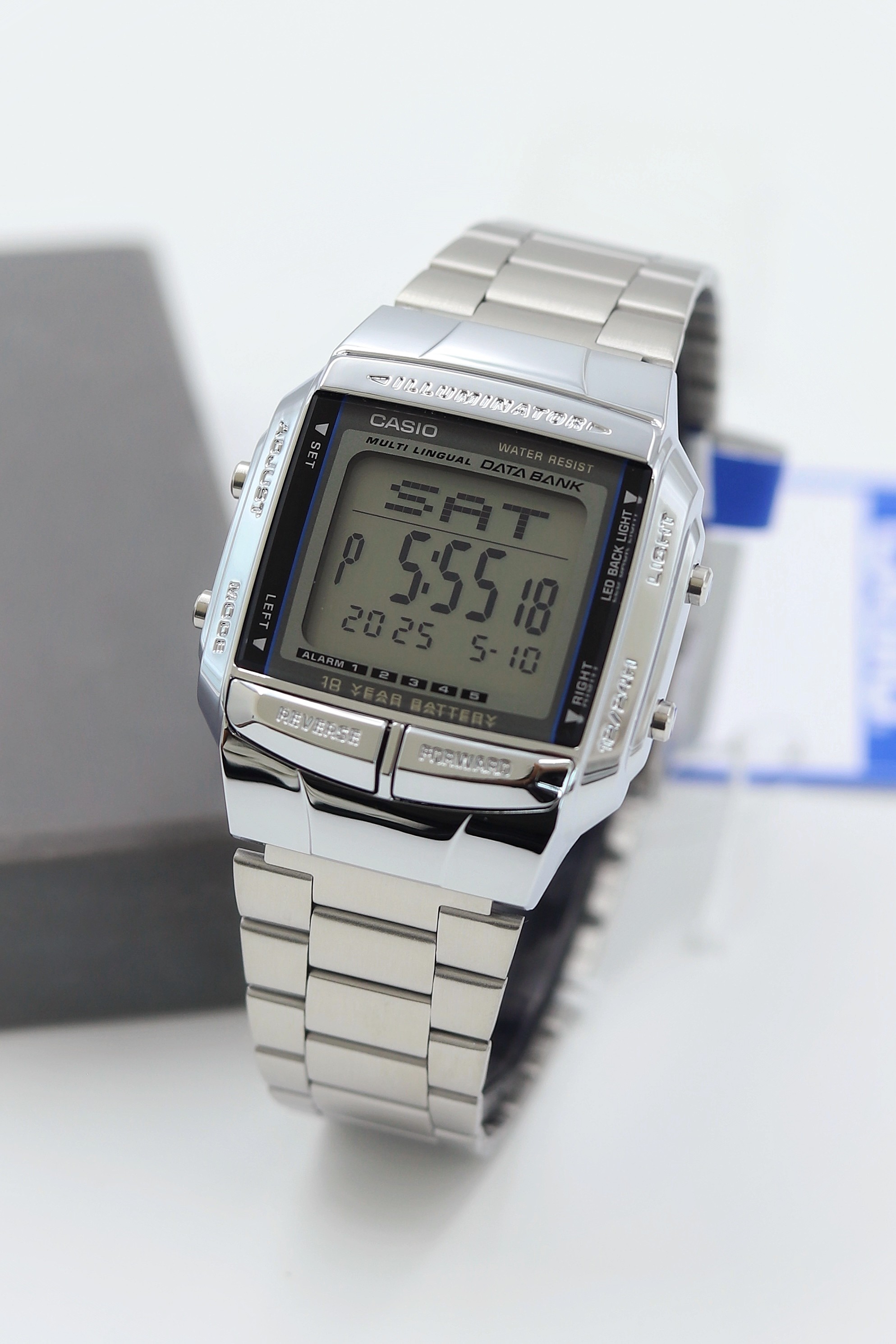 Casio Çelik Kordon Dijital Erkek Kol Saati ASW123-138CS