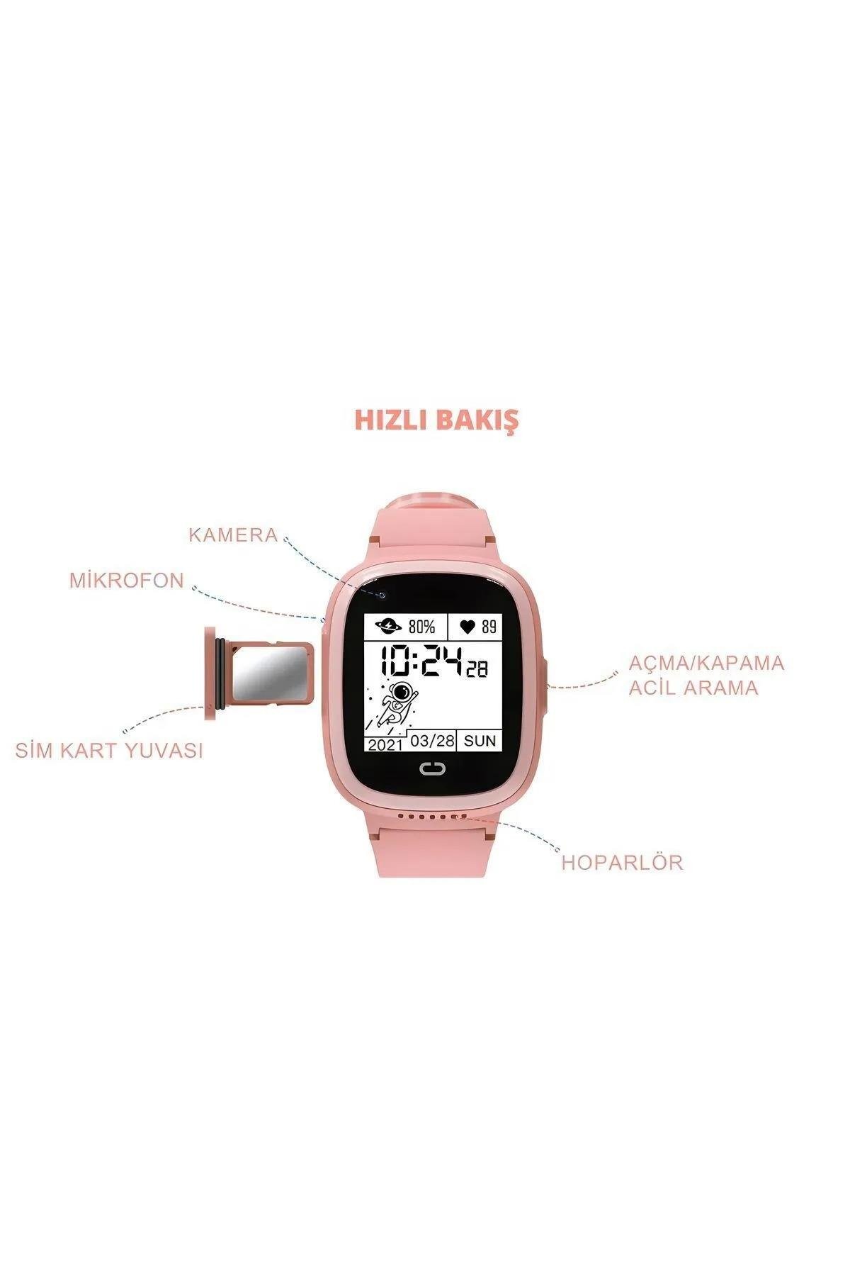 SLAZENGER SL.09.2158.5.03 Akıllı Çocuk Saati 4g Sim Kart Destekli Görüntülü Görüşme Özelliği