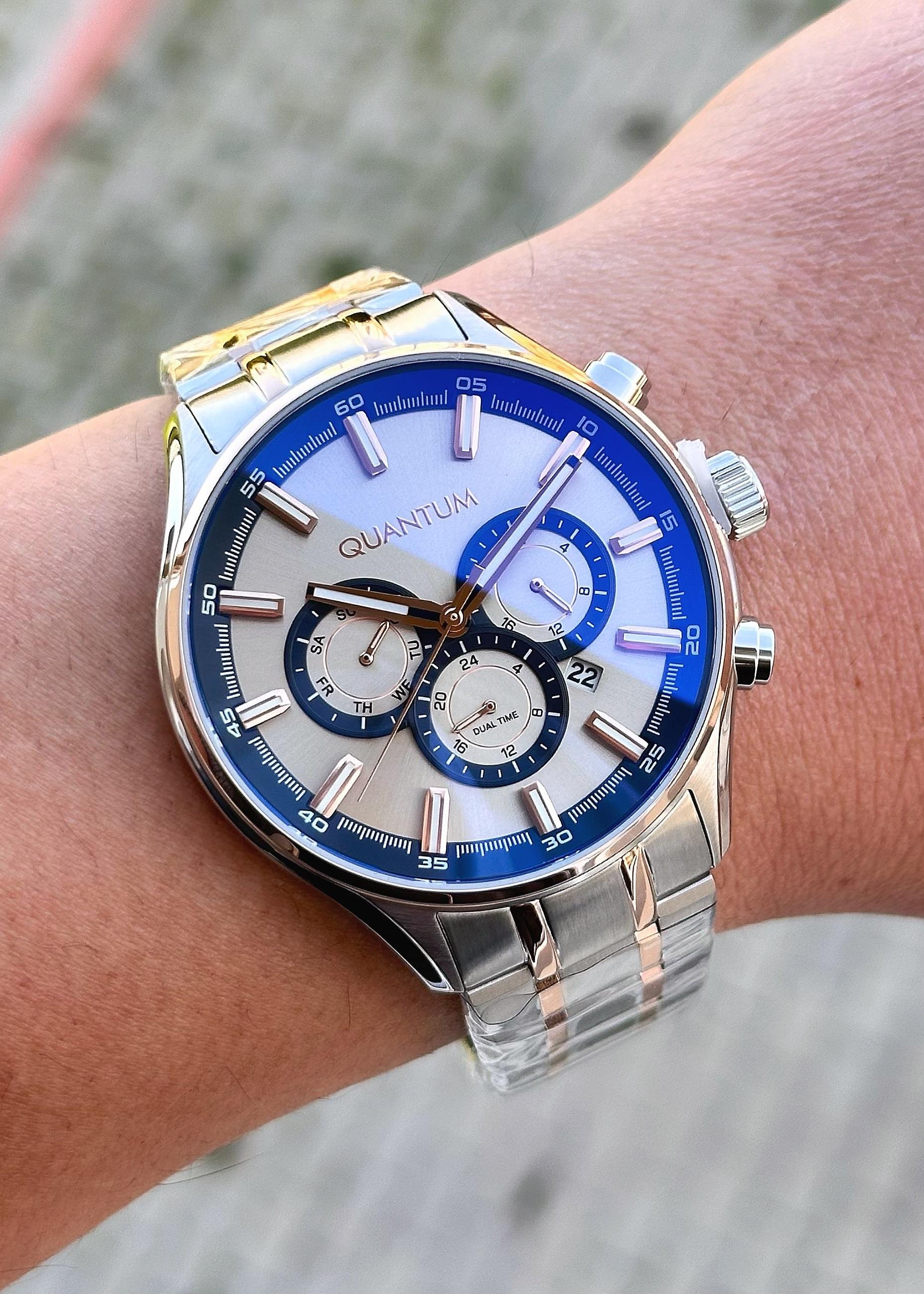 QUANTUM Çelik Kasa Çelik Kordon Erkek Kol Saati