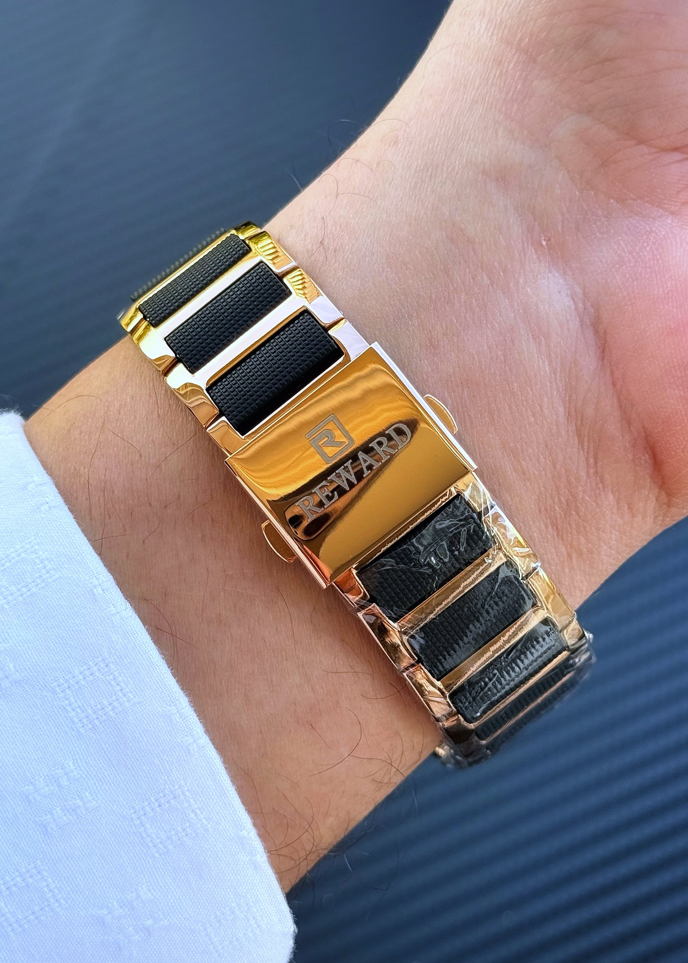 REWARD A141015 Siyah Rose Gold Erkek Kol Saati
