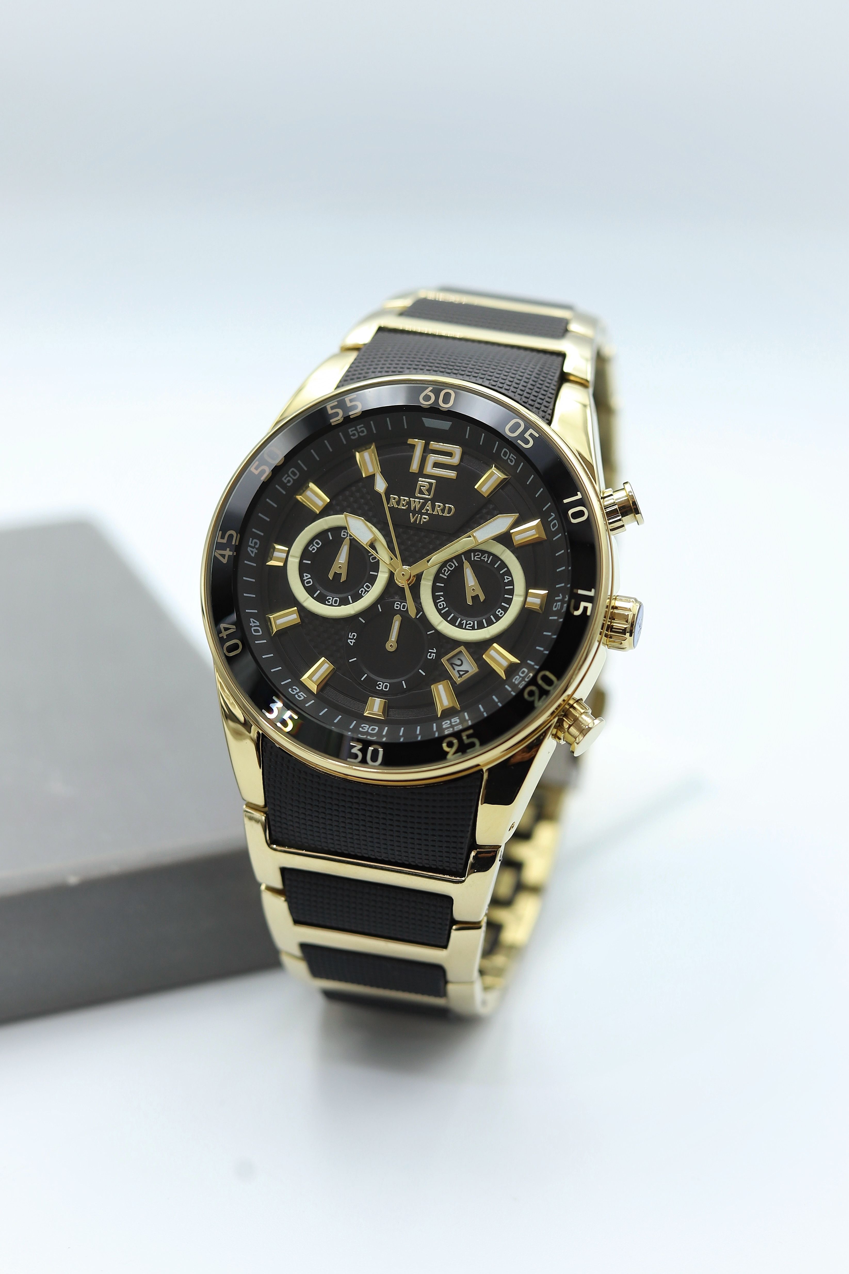 REWARD A141019 Siyah Gold Erkek Kol Saati