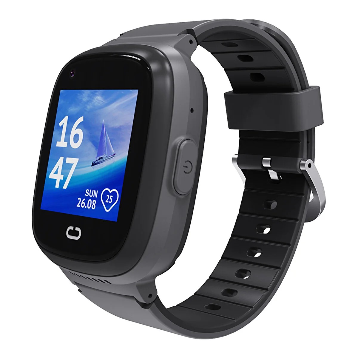 SLAZENGER SL.09.2158.5.06 Siyah Renk Çocuk Akıllı Saat Gprs Kameralı Sim Kartlı Sos Arama 4G