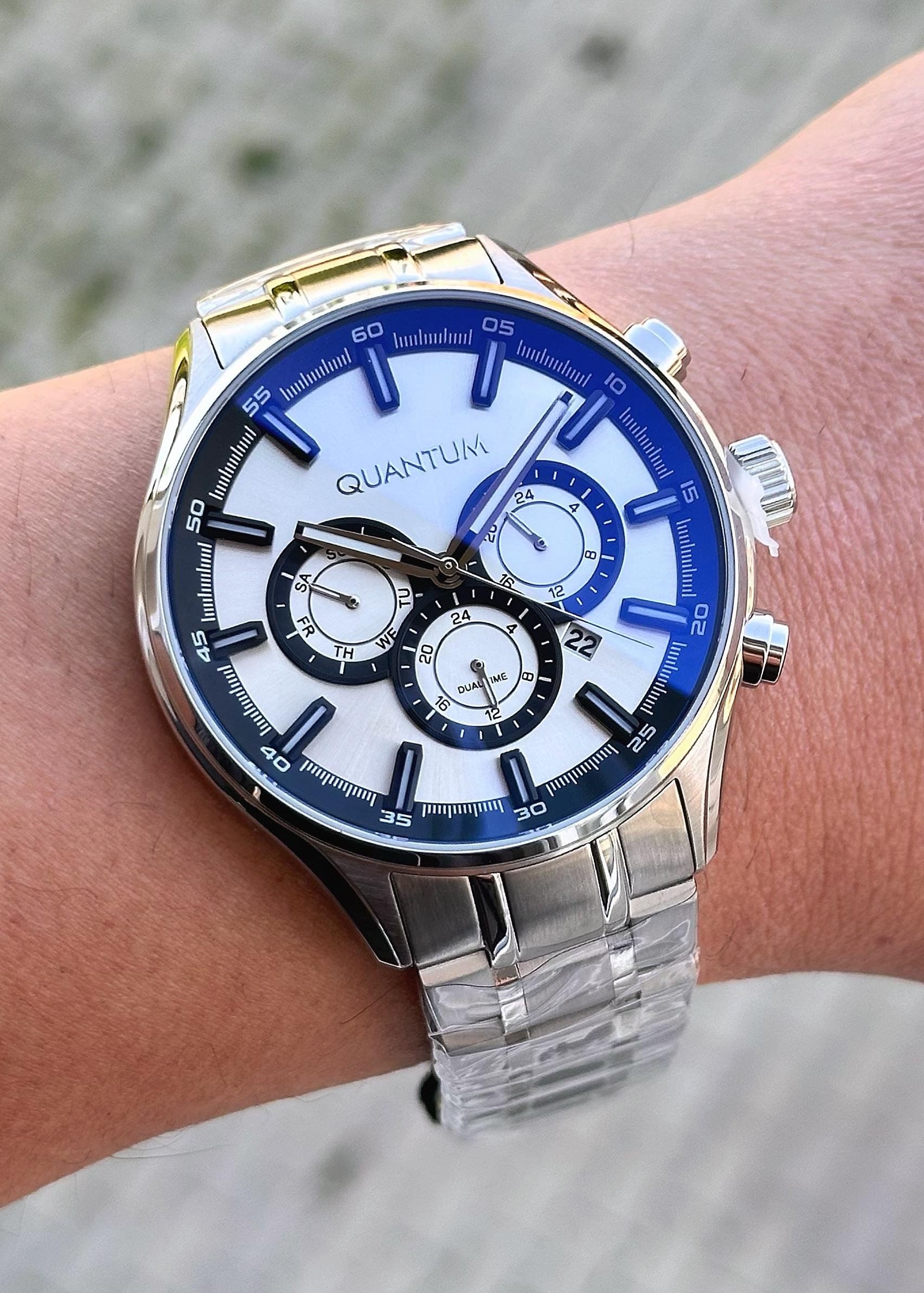 QUANTUM Çelik Kasa Çelik Kordon Erkek Kol Saati