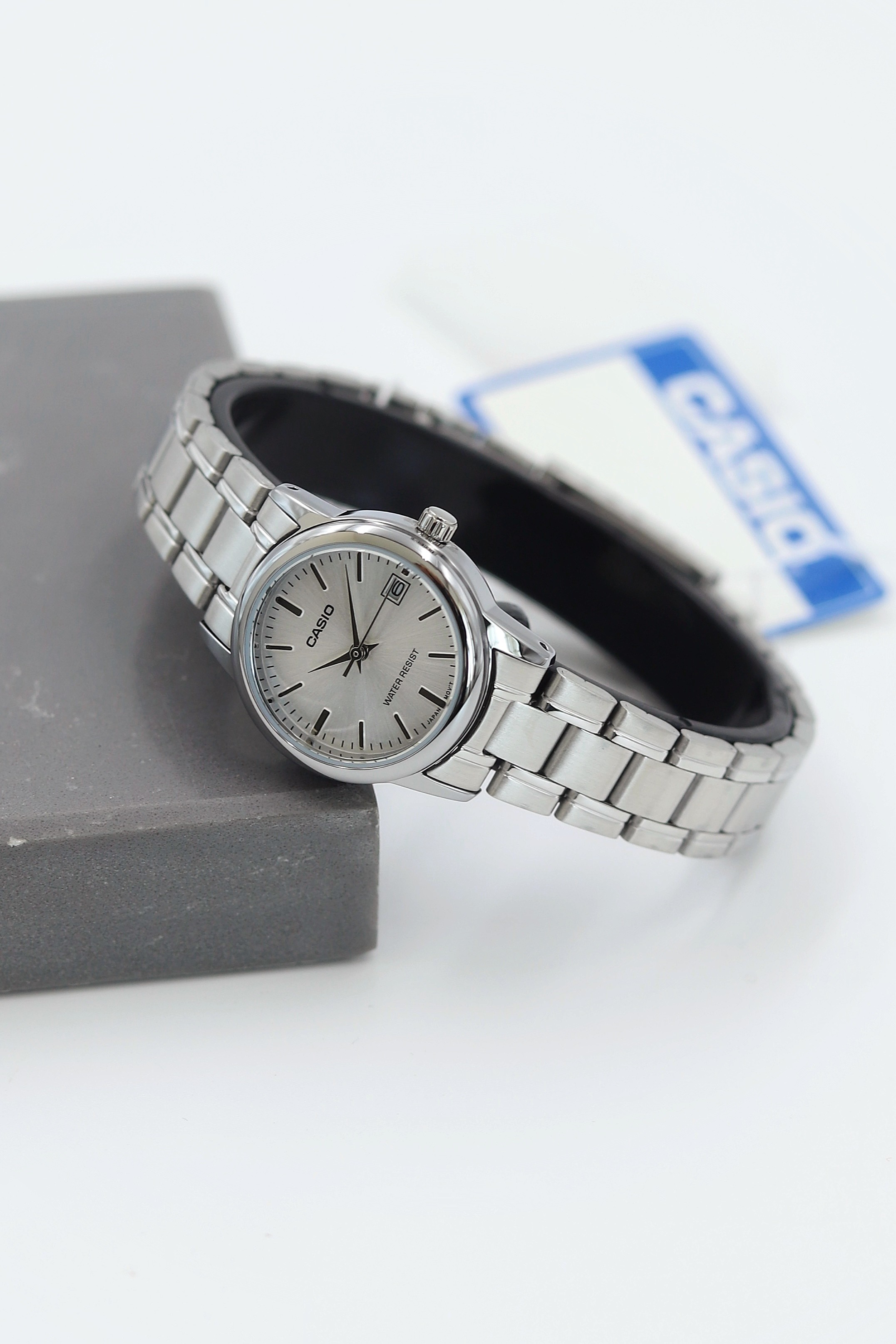Casio Çelik Kordon Kadın Kol Saati ASW123-128CS