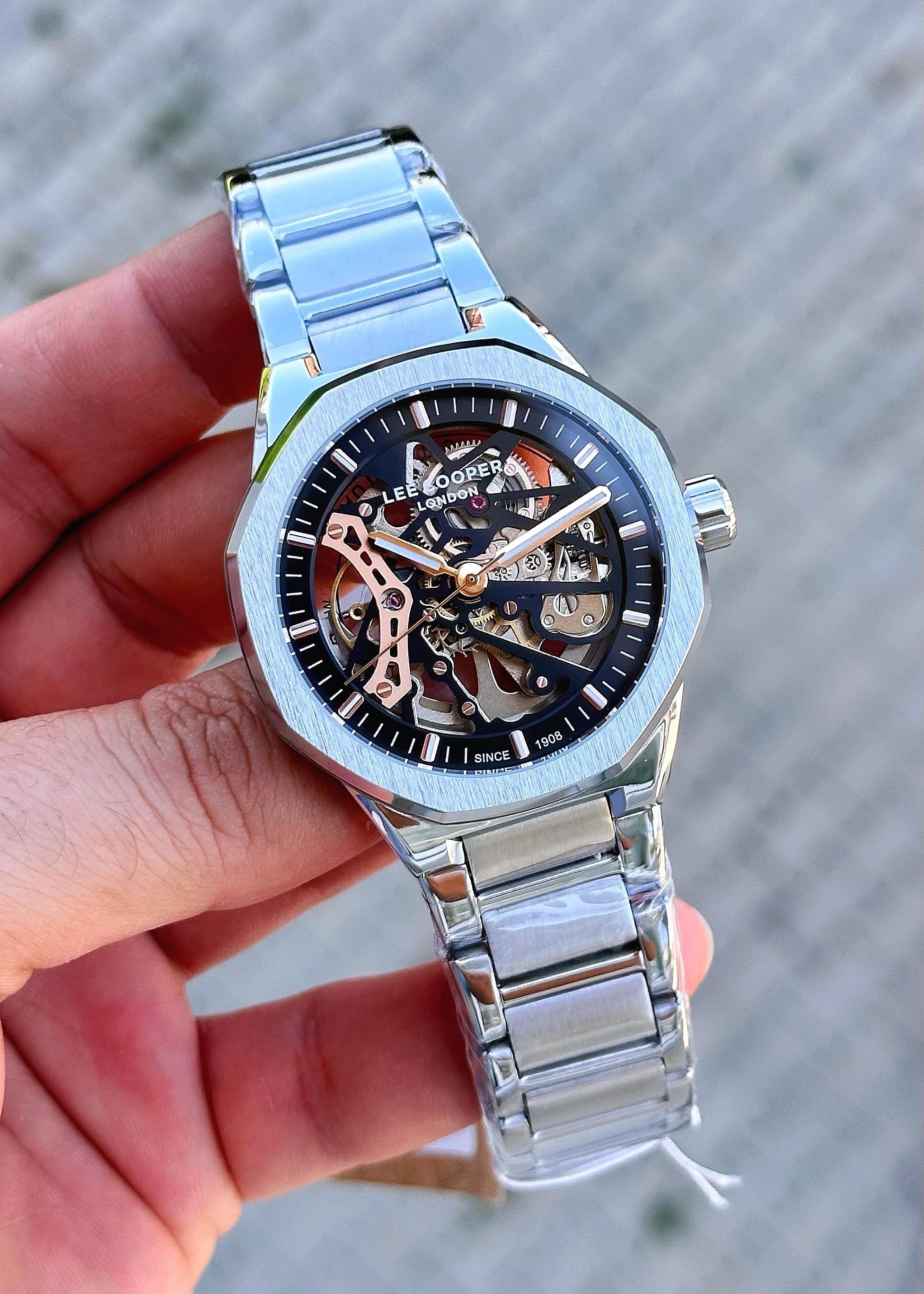 LEE COOPER Otomatik Mekanizma Çelik Kordon Erkek Kol Saati