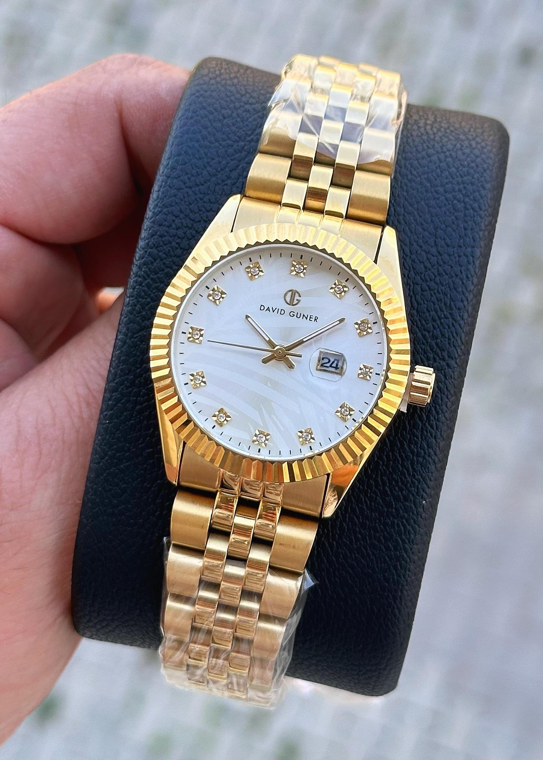 David Guner Gold Kadın Kol Saati