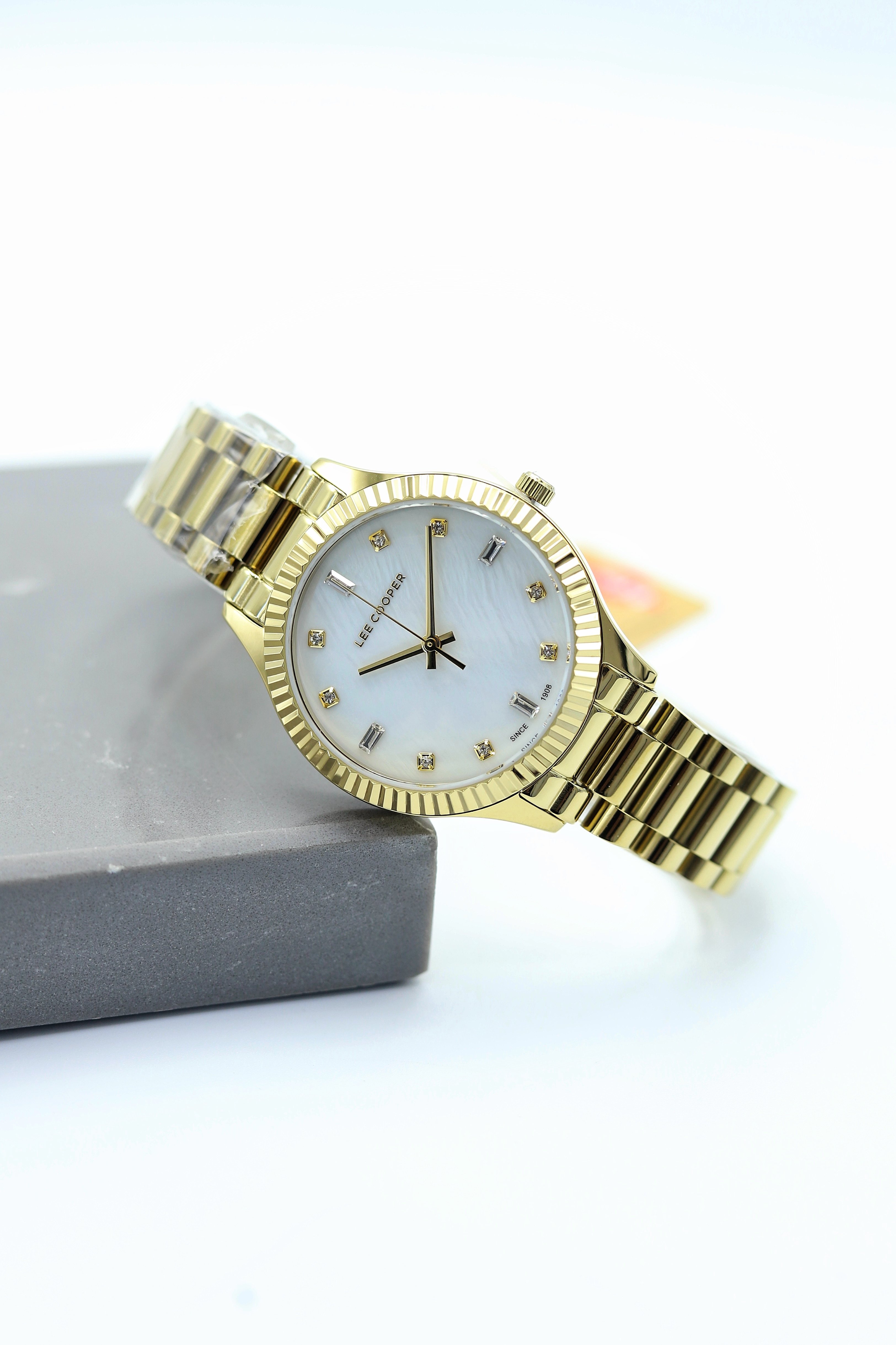 LEE COOPER Gold Çelik Kordon Kadın Kol Saati ASW123-i1865LC