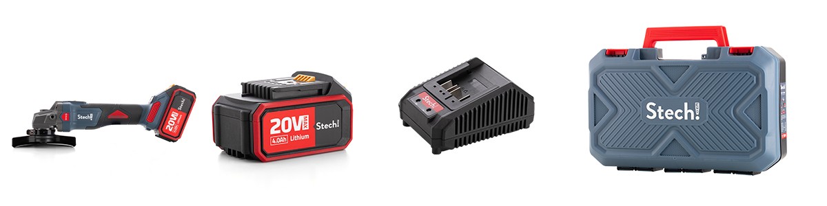 STECHEND Akülü Avuç Taşlama SX44 4.0Ah