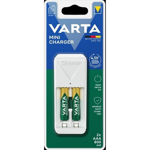 VARTA Mini Charger +2 adet 800mAh AAA Şarj Edilebilir Pil