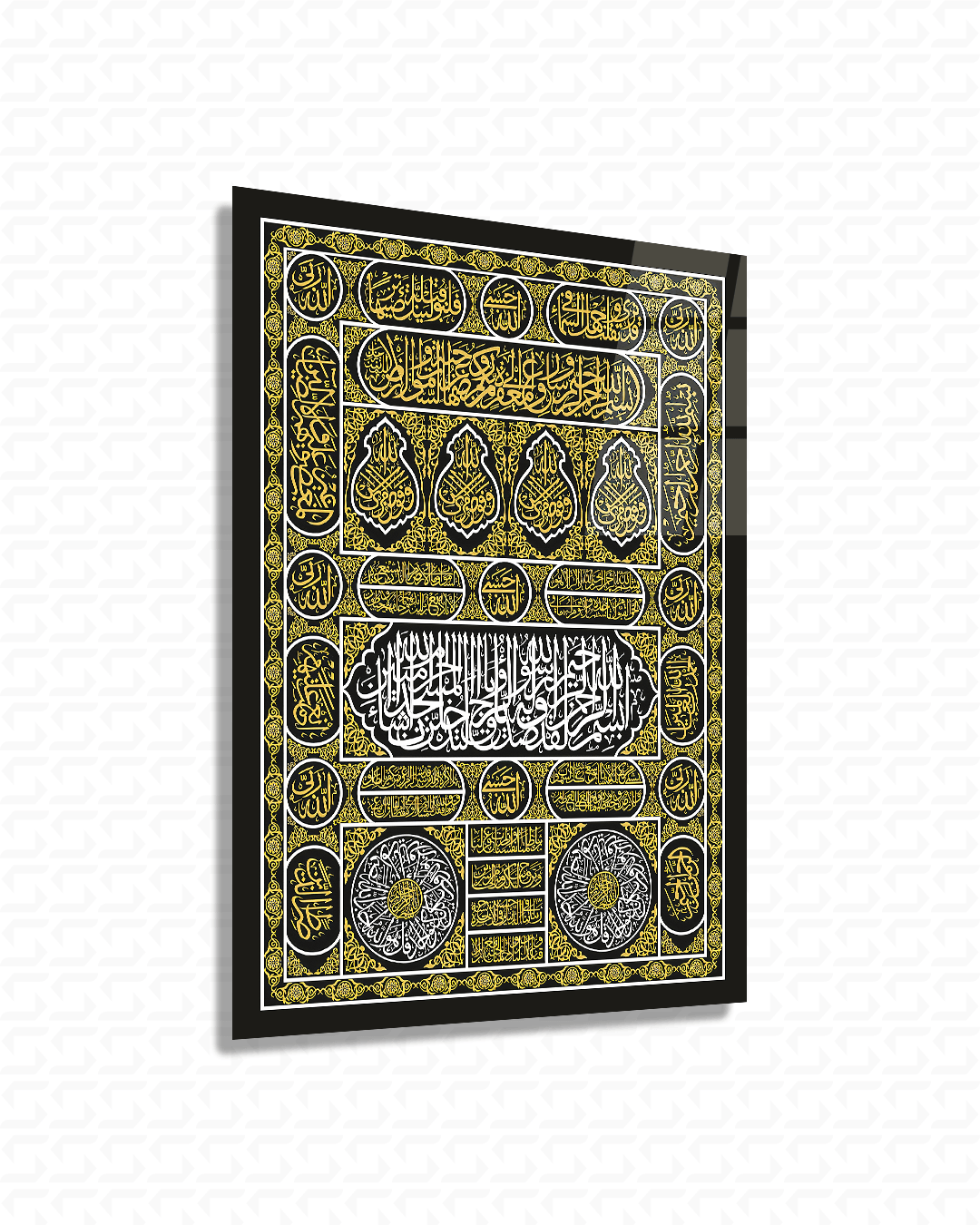 Kisve-i Şerif - Kabe Örtüsü Dini - Cam Tablo - 101