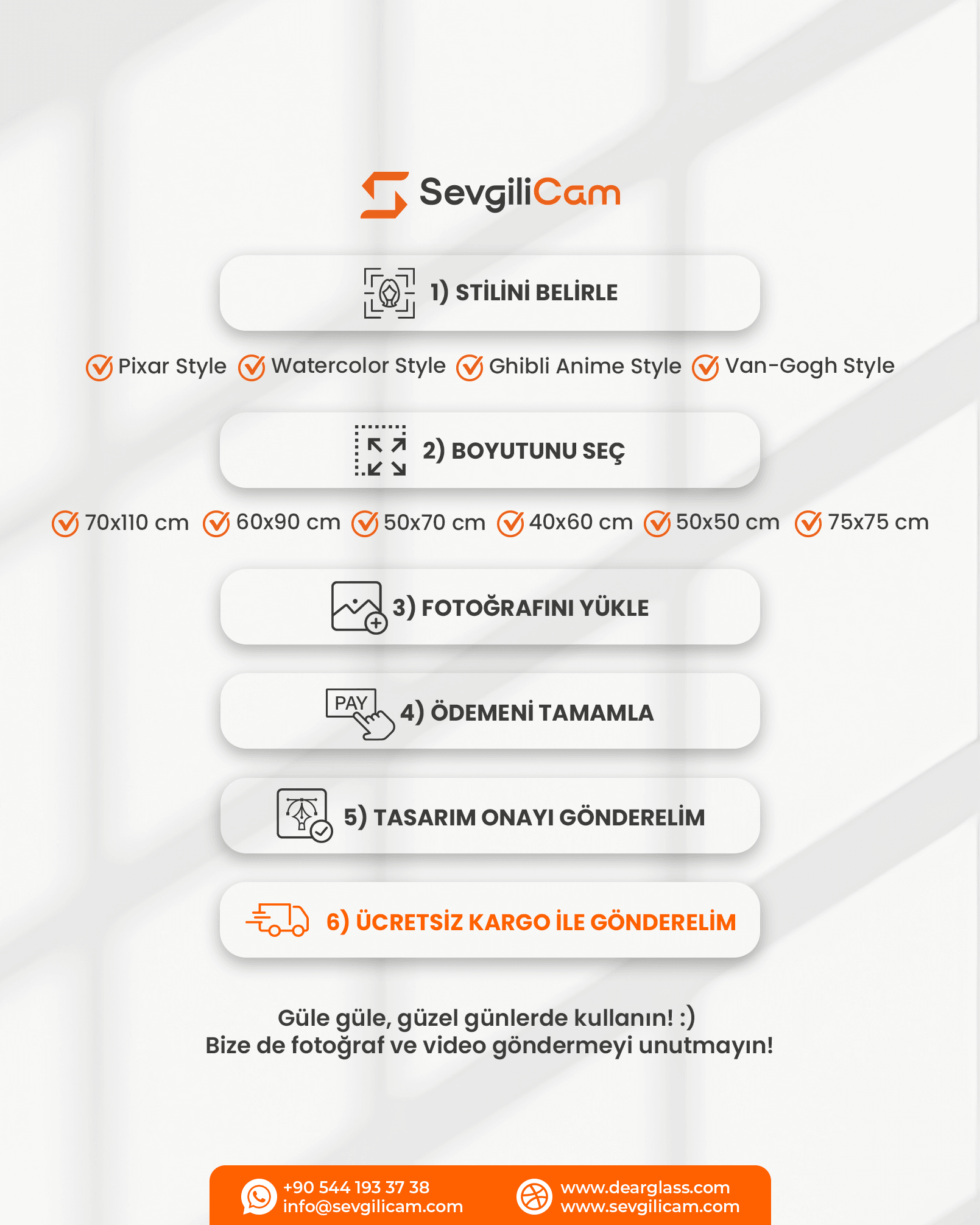 Çocuğunuza Özel - Kişiselleştirilmiş Cam Tablo