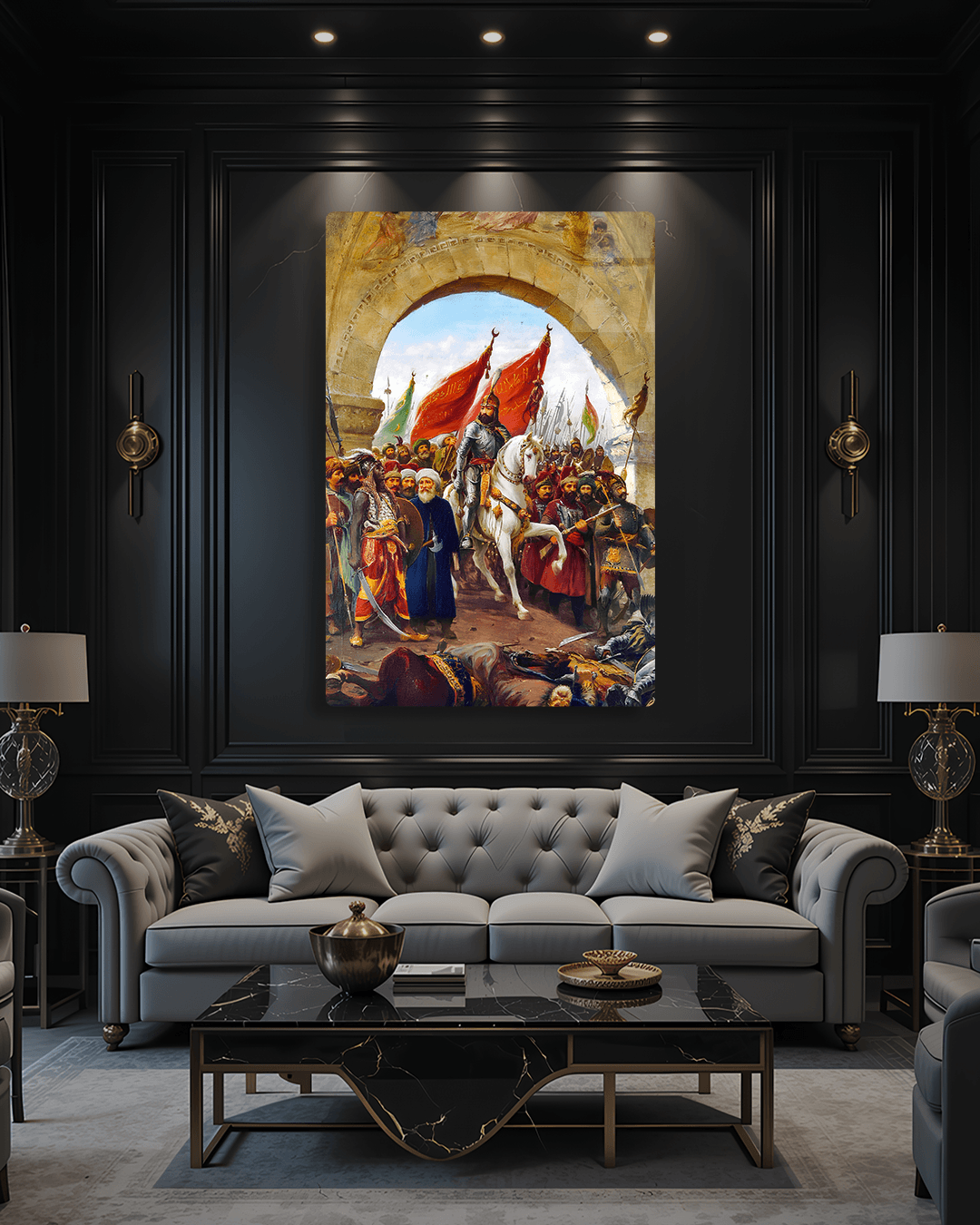Fatih Sultan Mehmet – İstanbul’un Fethi Cam Tablo