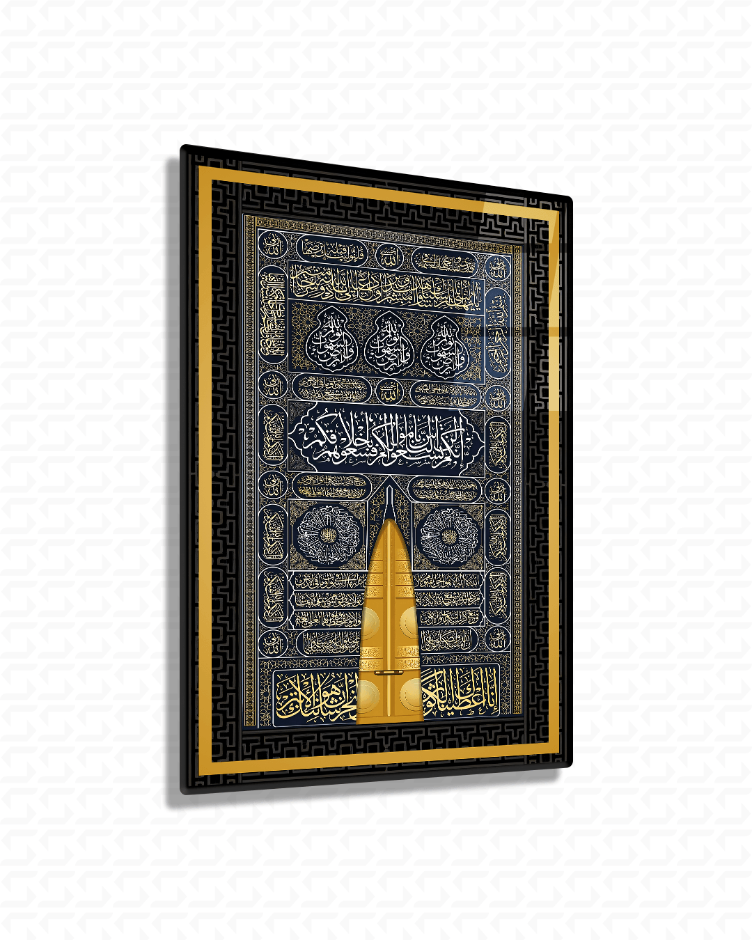 Kisve-i Şerif - Kabe Örtüsü Dini - Cam Tablo - 101