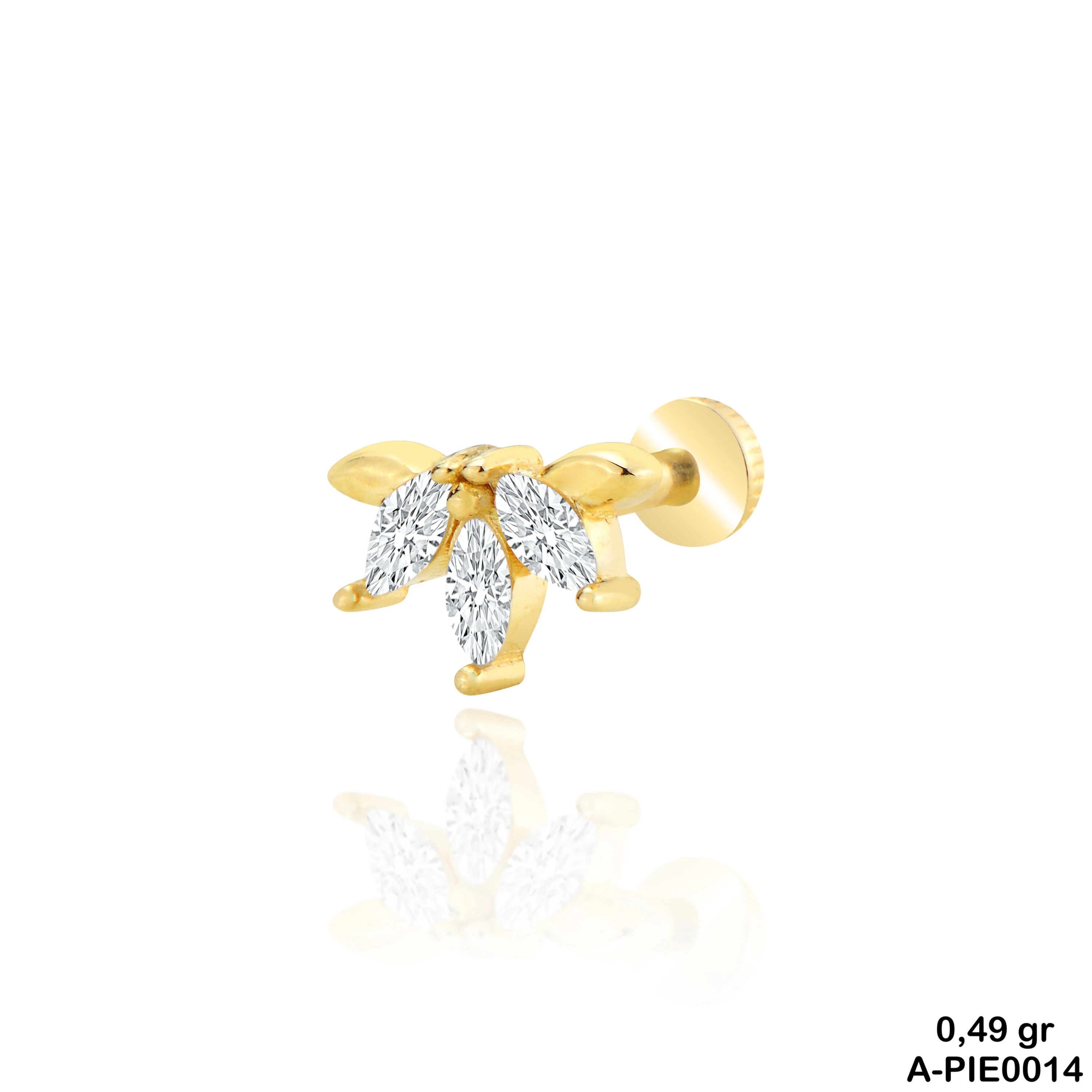 Markiz Kesim Altın Piercing