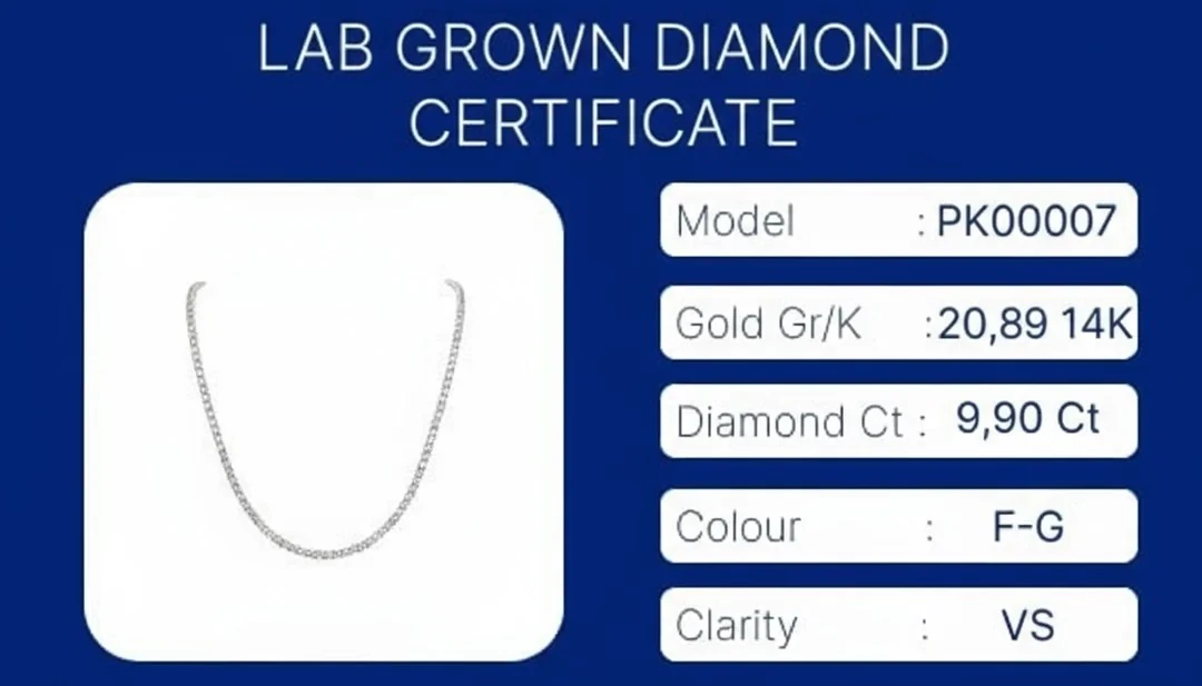 14K White Gold Diamond-Studded Essenza Tennis Necklace