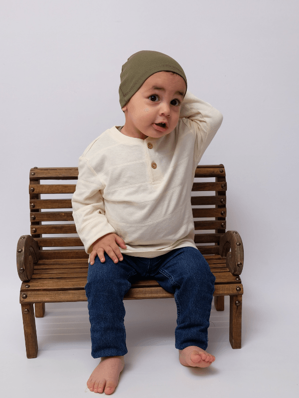 Bebek & Çocuk Pamuk Bere 4'li Set Yumuşak Ve Hassas