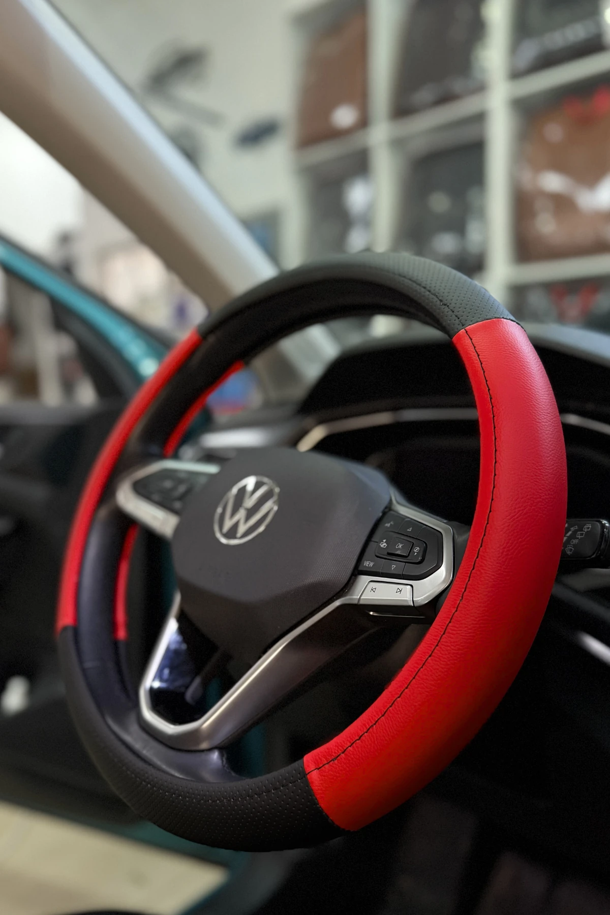 Lord Serisi Delikli Deri Çift Parça Direksiyon Kılıfı 