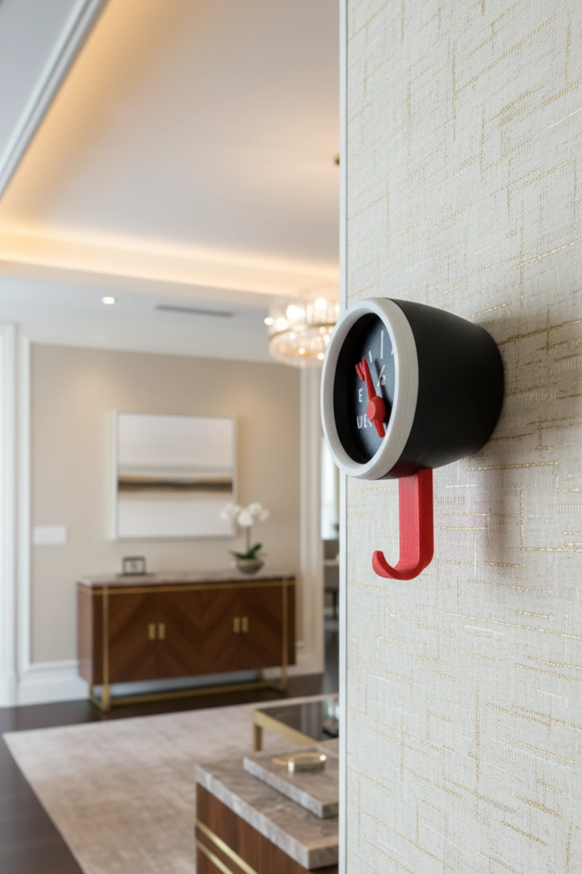 Özel Tasarım Ev Anahtar Askılığı Benzin Göstergeli Araba Anahtarlığı Ev Anahtarlığı Ev Dekor Ürünü