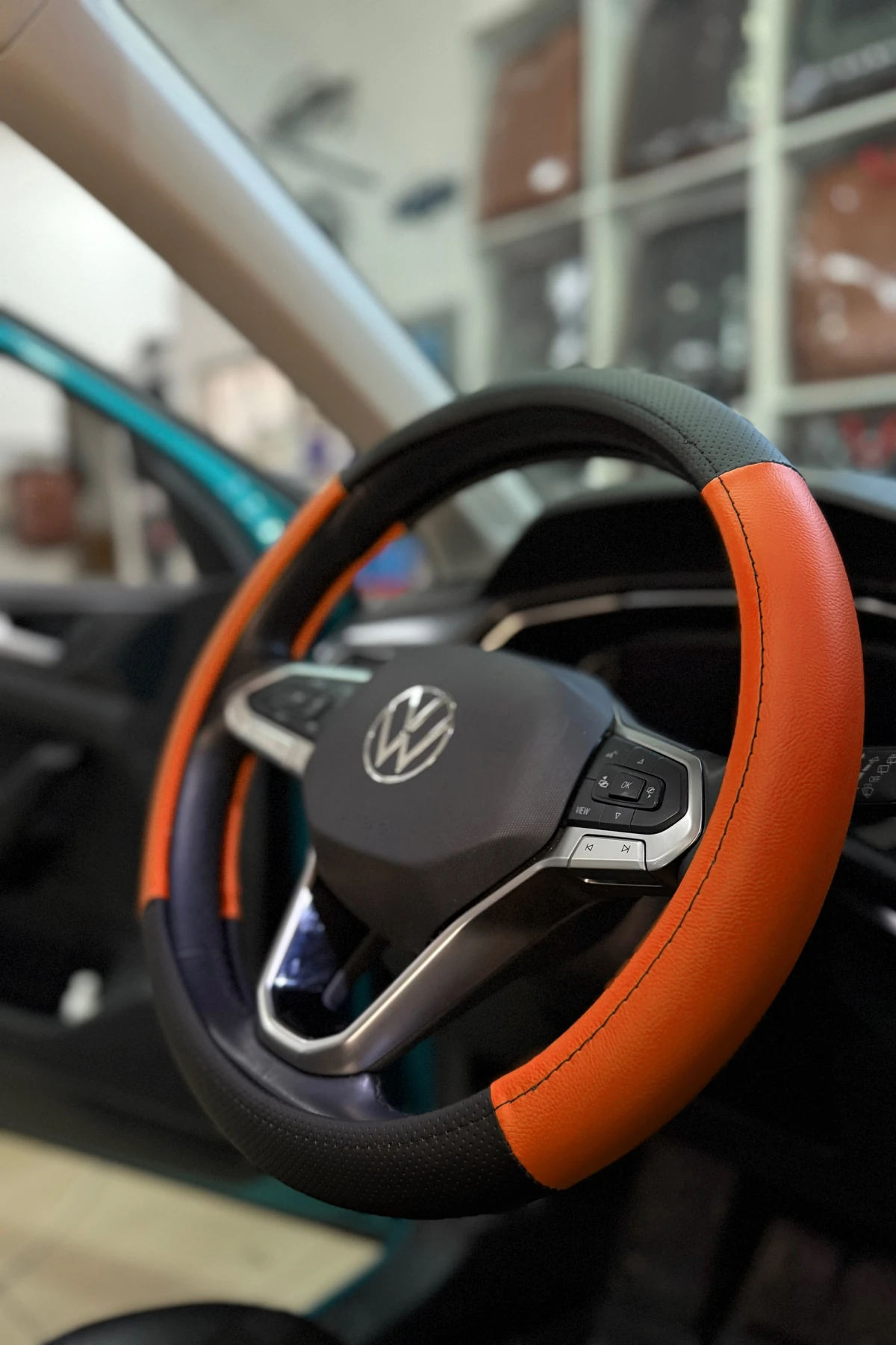 Lord Serisi Delikli Deri Çift Parça Direksiyon Kılıfı 