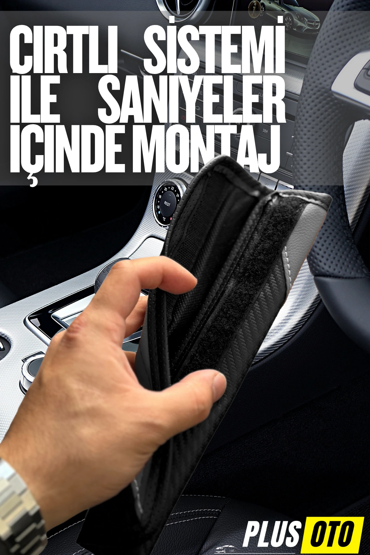 Karbon Emniyet Kemer Pedi 2 Adet 