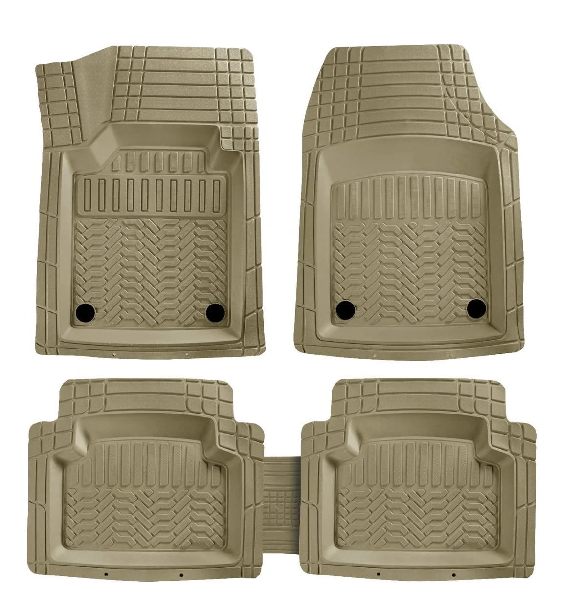 Maximum Serisi 4D Havuzlu Oto Paspas 5’li Takım Set - BEJ