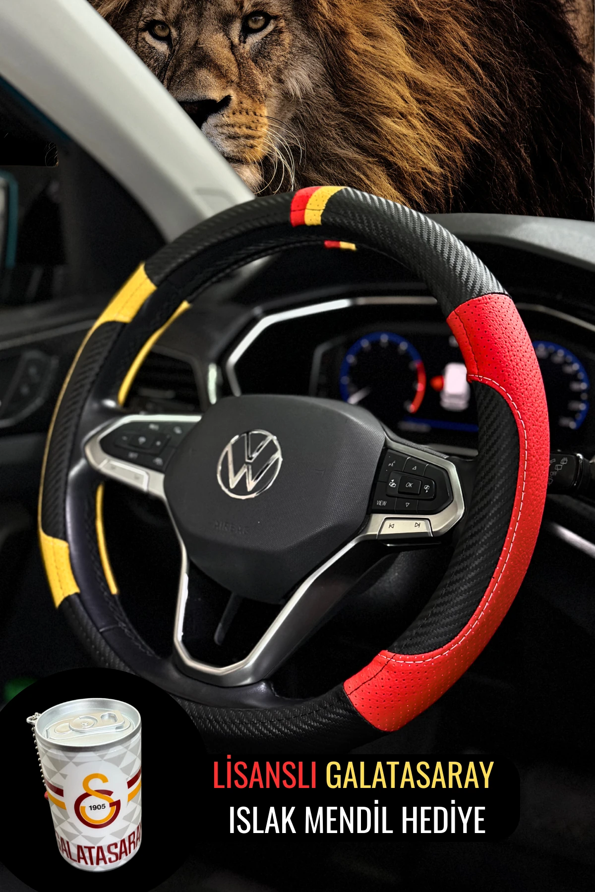 🎁 Hediyeli 🎁 Taraftar Geçmeli Direksiyon Kılıfı 