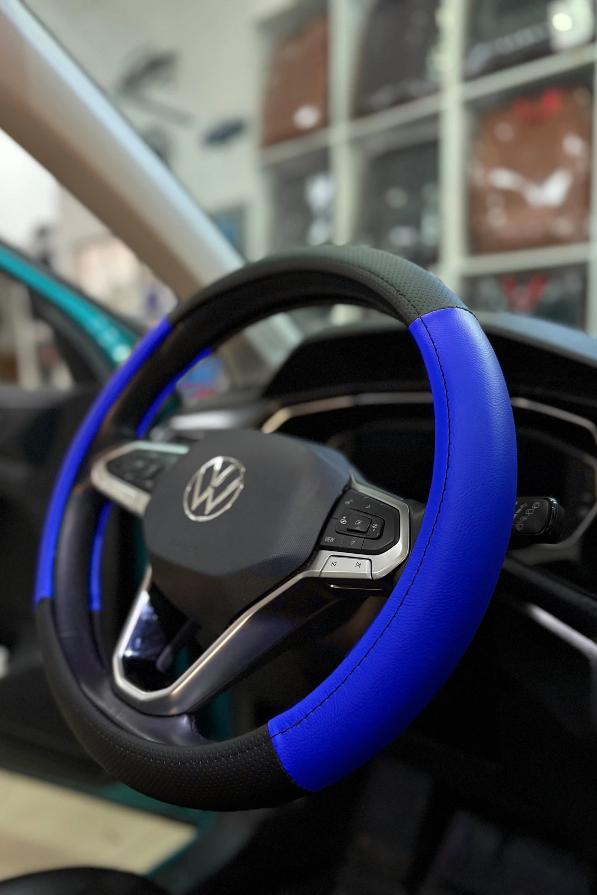 Lord Serisi Delikli Deri Çift Parça Direksiyon Kılıfı 