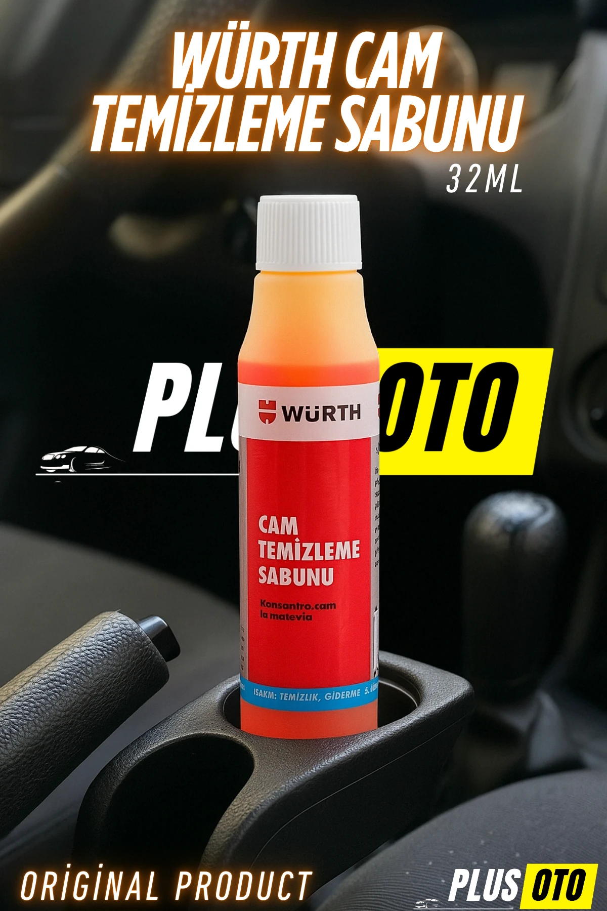 WÜRTH Cam Temizleme Sabunu Konsantre Cam Temizleyici Sabunu Kokulu 32ML