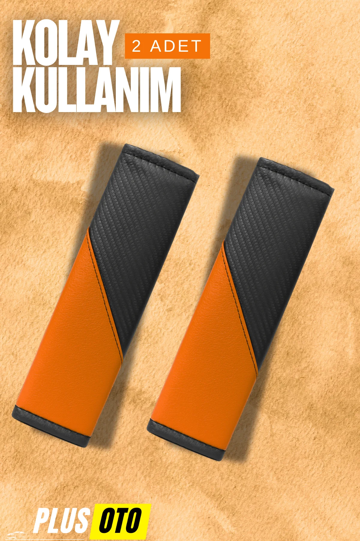 Karbon Emniyet Kemer Pedi 2 Adet 