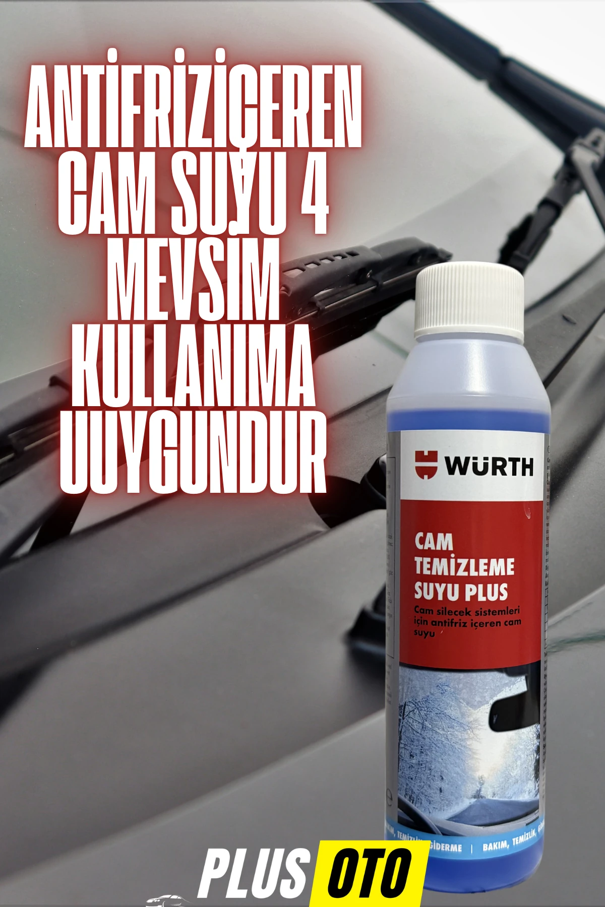 Würth Dört Mevsim Antifrizli Cam Temizleme Suyu  250 ml