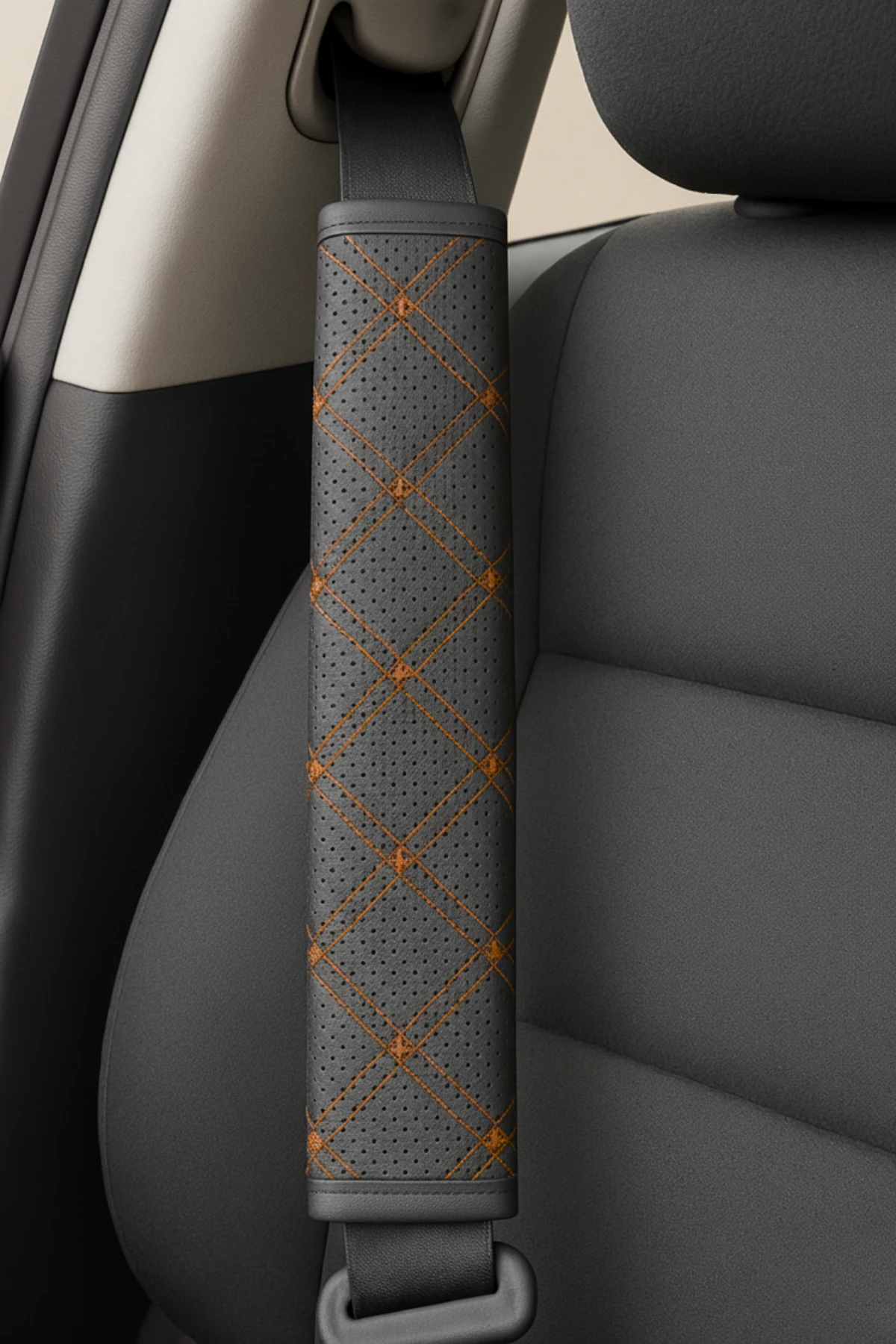 Class Serisi Nakışlı Direksiyon Kılıfı ve 2 Adet Emniyet Kemer Pedi 