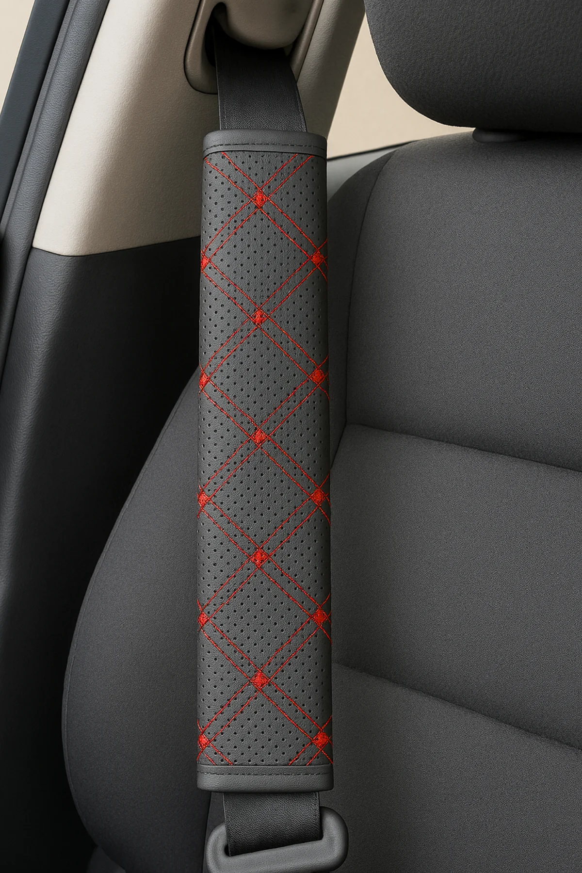 Class Serisi Nakışlı Direksiyon Kılıfı ve 2 Adet Emniyet Kemer Pedi 