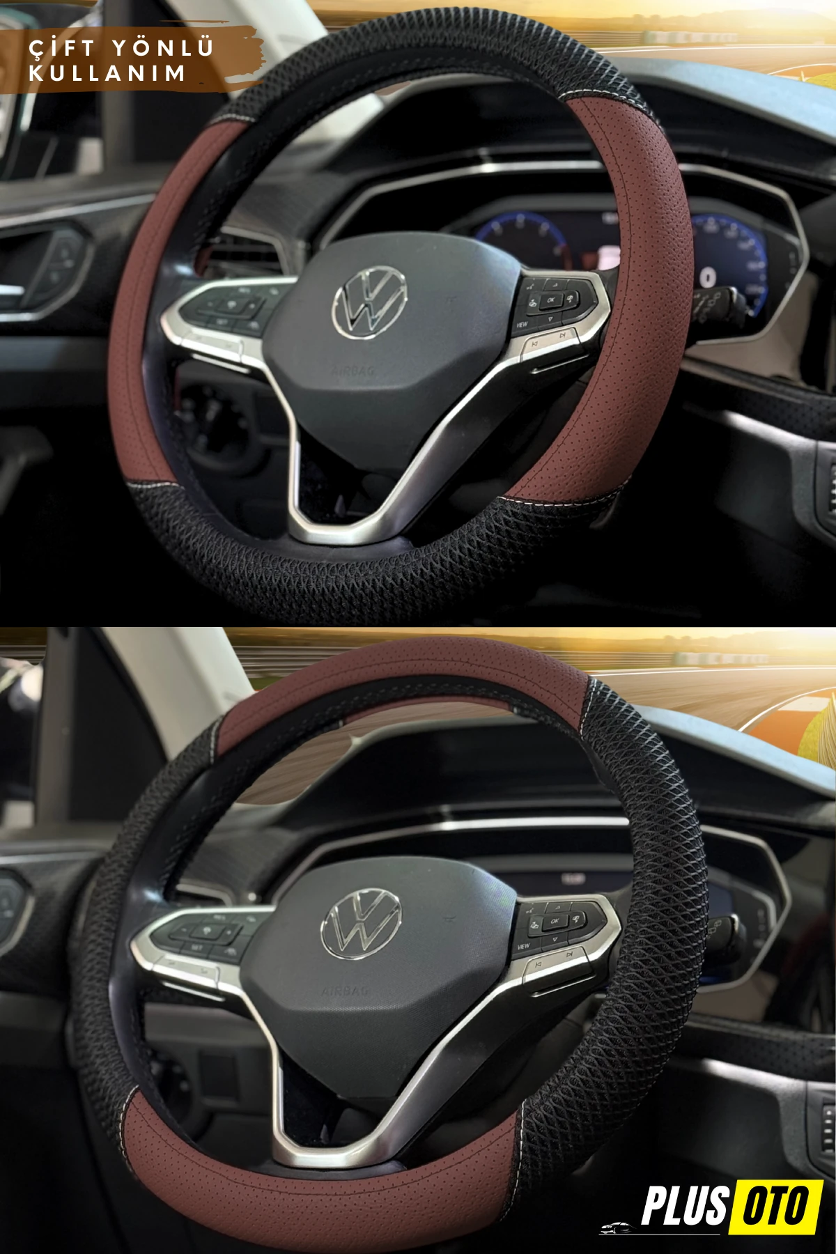 Rally Serisi Terletmez Fileli Direksiyon Kılıfı 